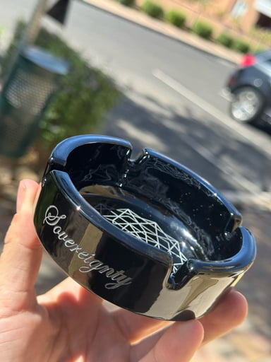 Preview pic of Sovereignty Black Ashtray