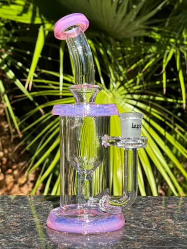 Preview pic of Leisure Glass Color Accented Incycler | Pink Slyme