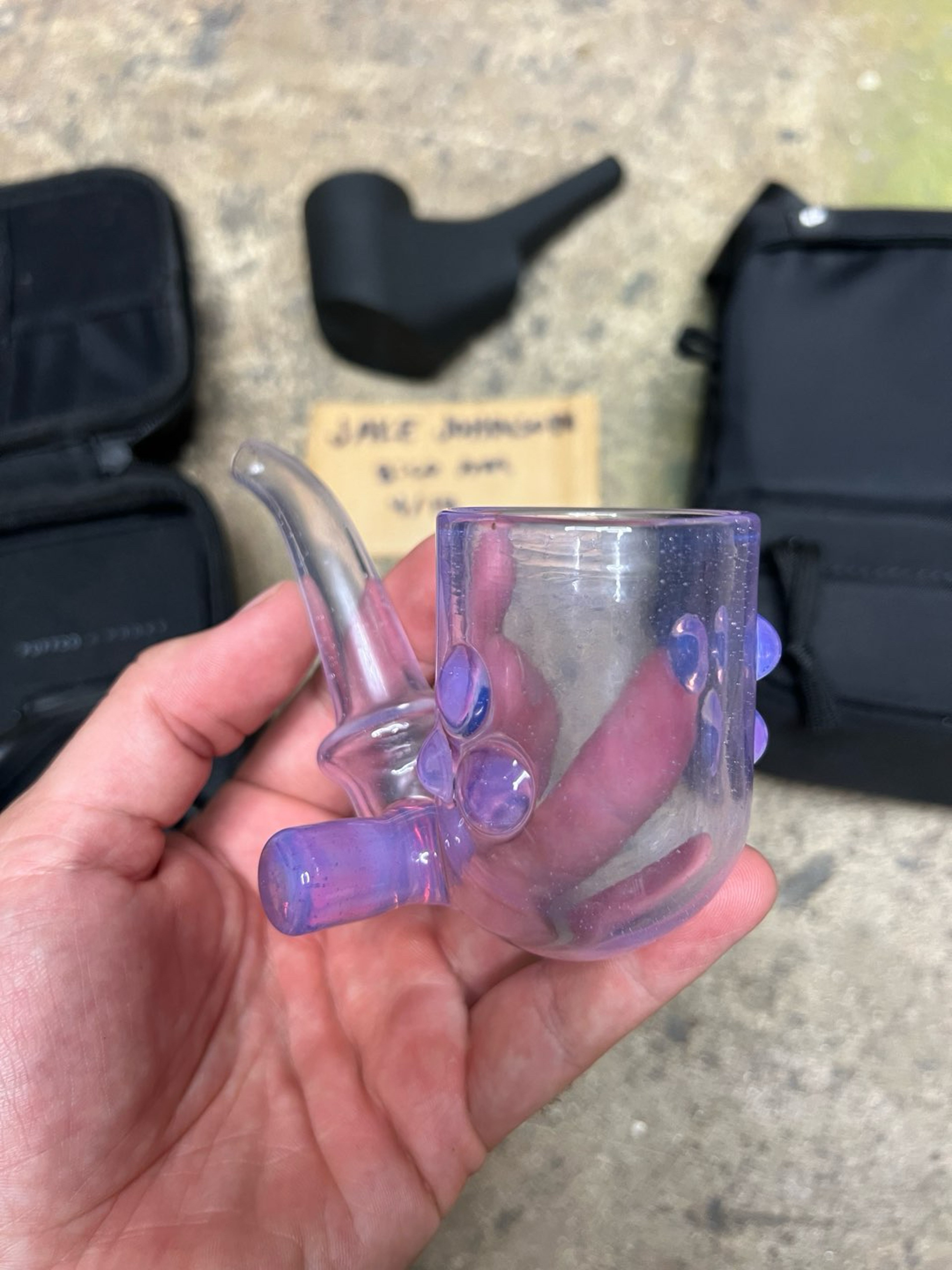 Preview pic of Mohawk Glass Purple Ghost Sherlock Proxy Glass