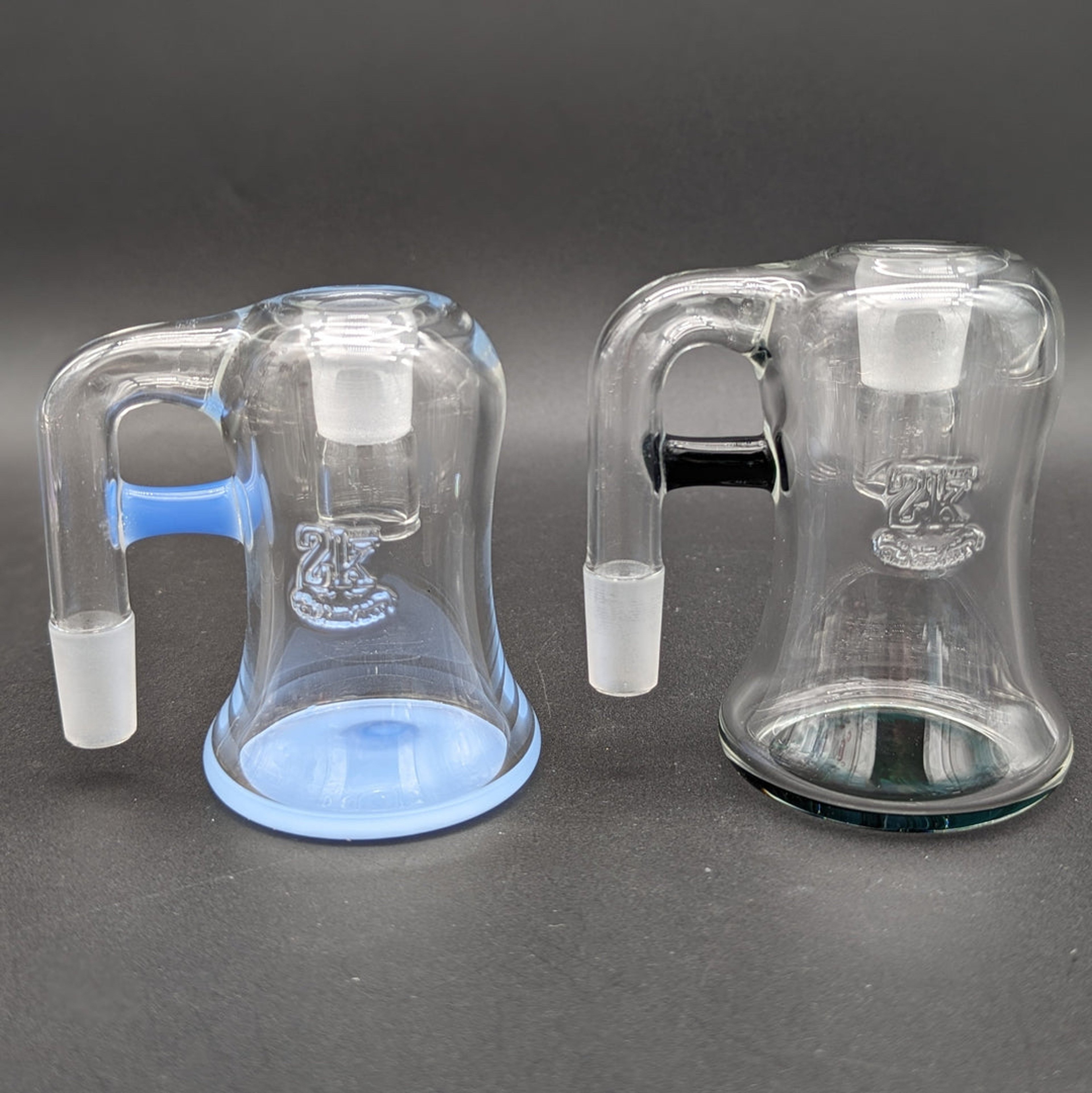 Preview pic of 2K GLASS 14MM DRY ASH CATCHERS 90 DEGREES