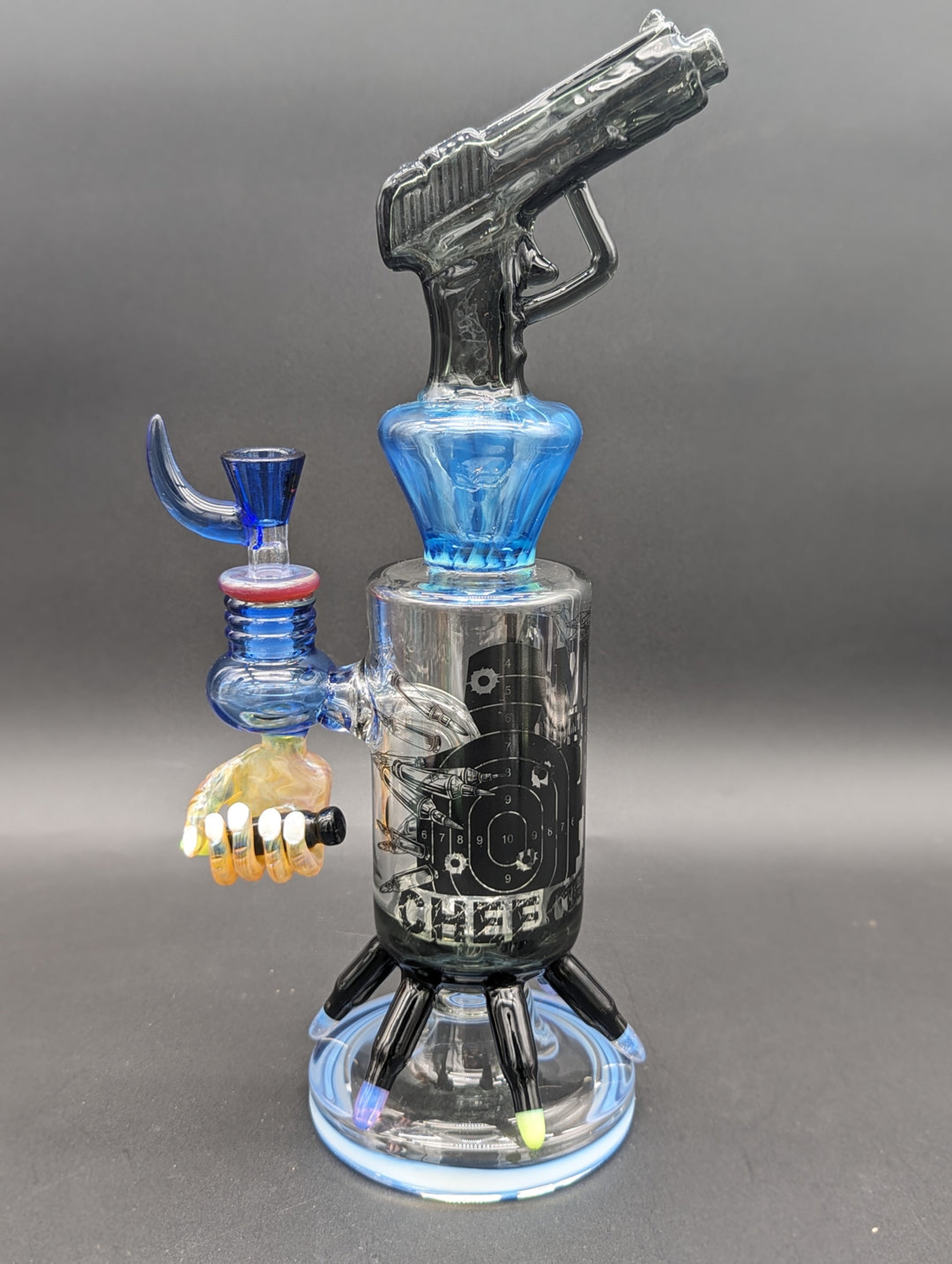Preview pic of CHEECH GLASS PISTOL TUBE
