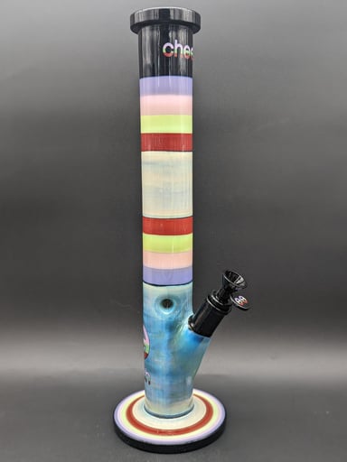Preview pic of 16" CHEECH GLASS - “DOING TOO MUCH” STRAIGHT TUBE