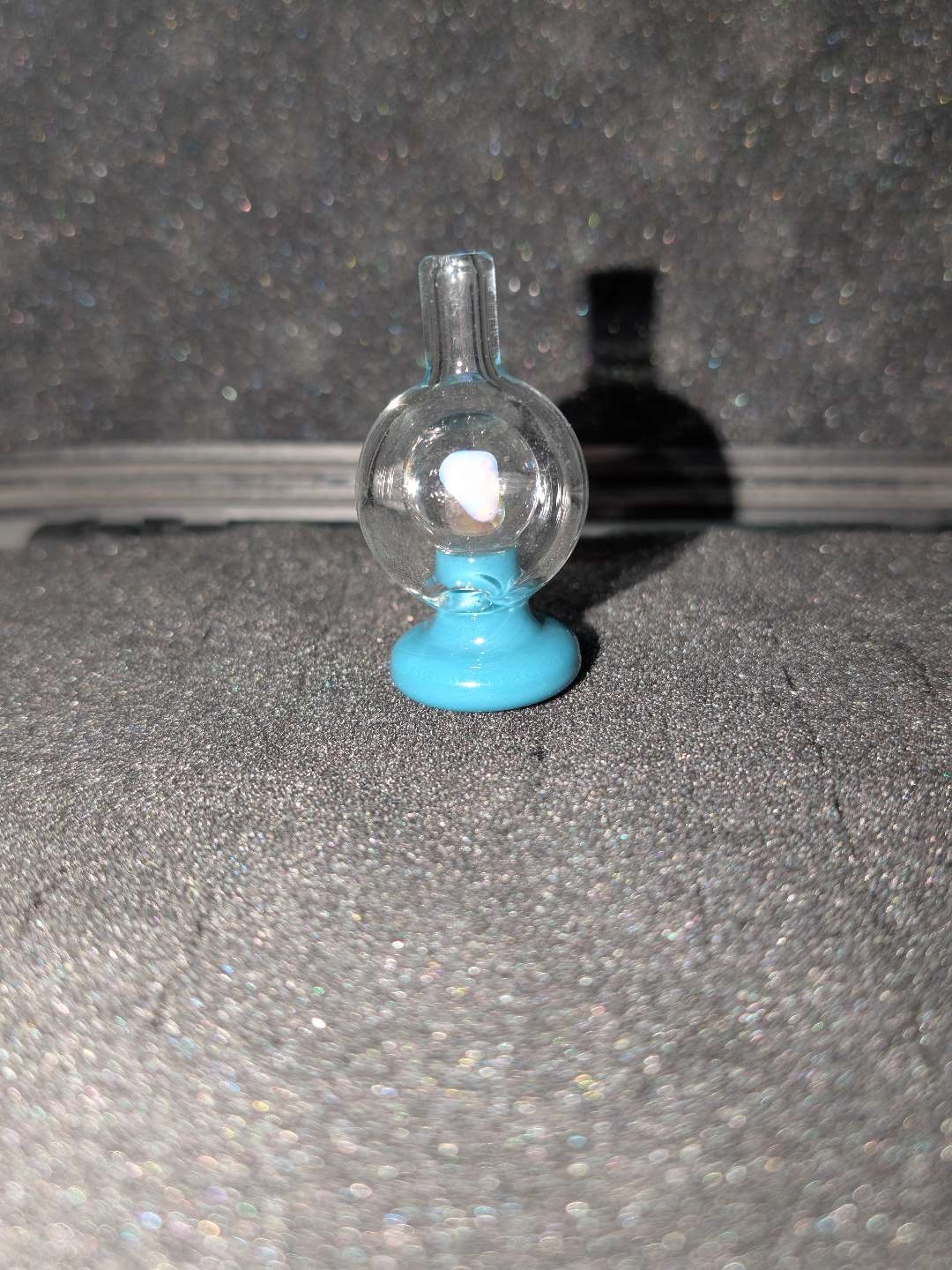 SOUP GLASS: 25MM COLOR ACCENTED ENCASED OPAL CARB CAP image 0