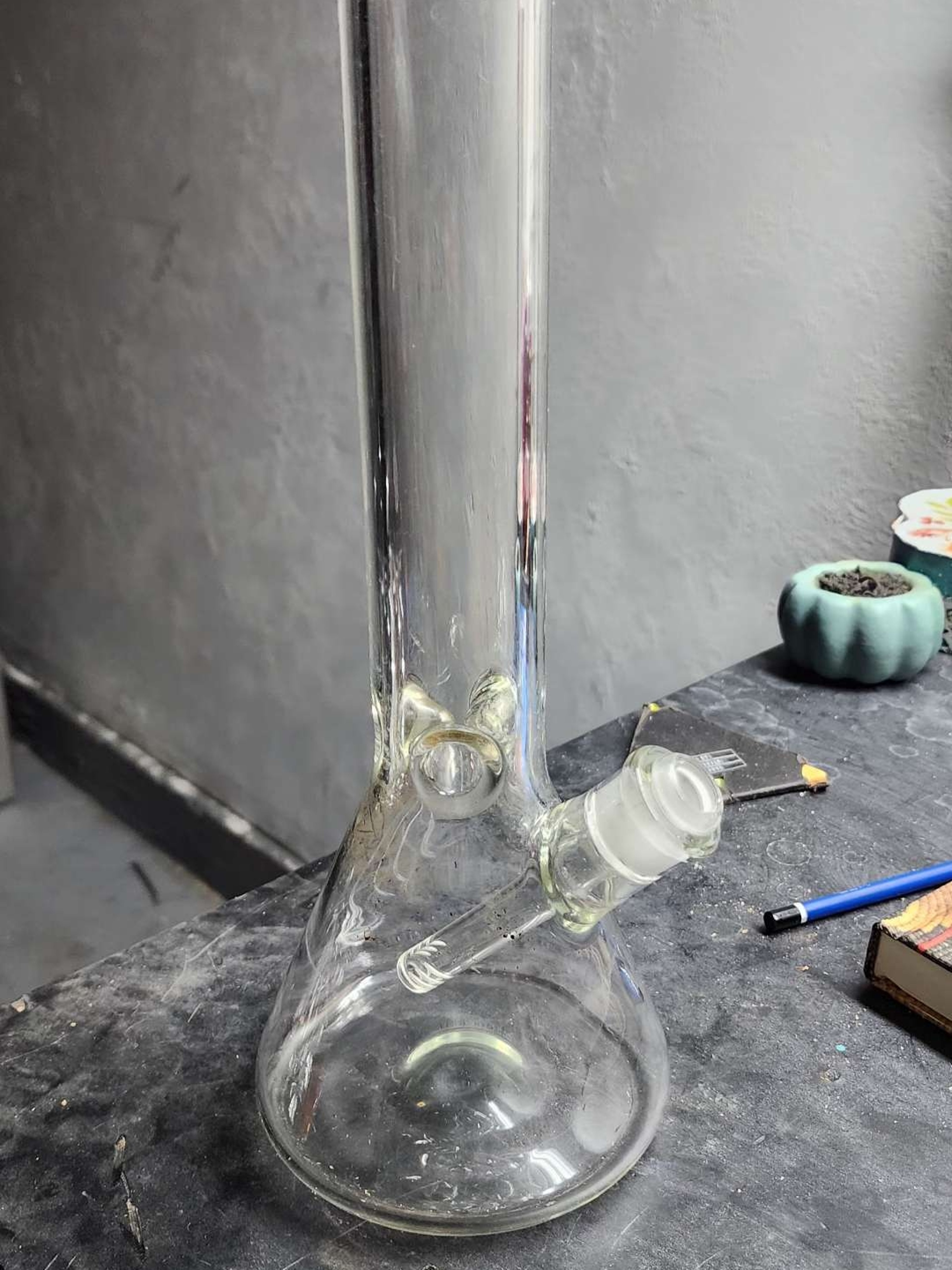 Preview pic of 14 inch glass 5 1/4 Base