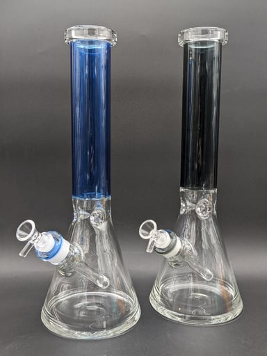 Preview pic of 15" COLORED NECK 7MM BEAKER