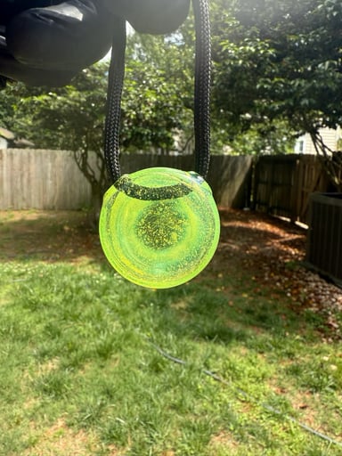 Preview pic of Green CFL Pendy