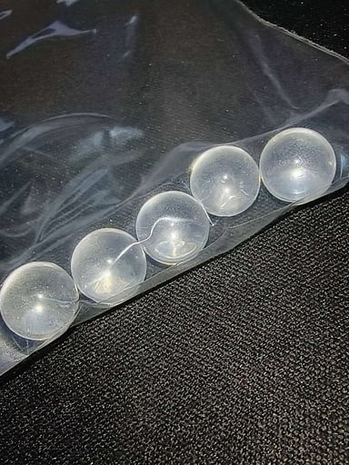 Preview pic of 5pk 8mm clear terp pearls by white rhino