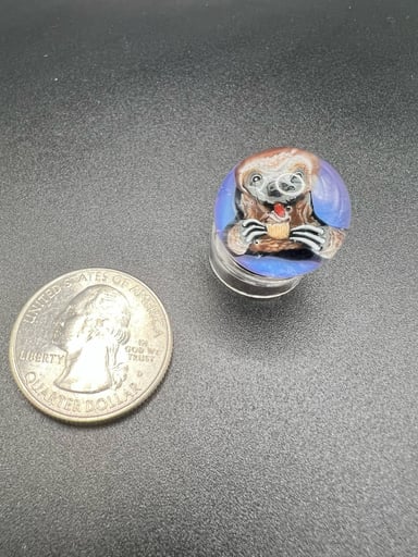 Preview pic of Sloth with Cupcake Marble