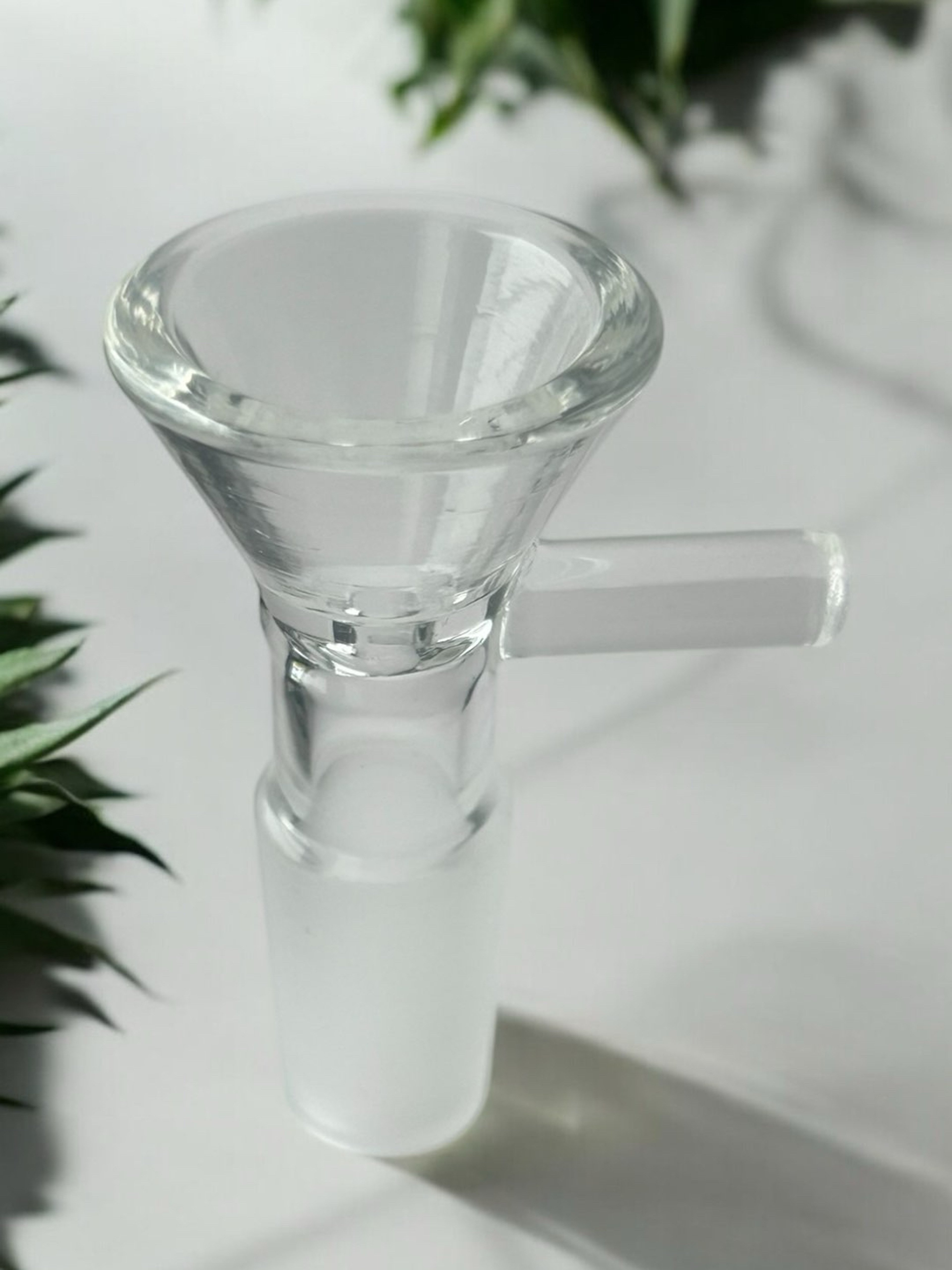 Preview pic of 14mm Clear Glass Funnel Bowls for Hookah and Other Smoking Rigs