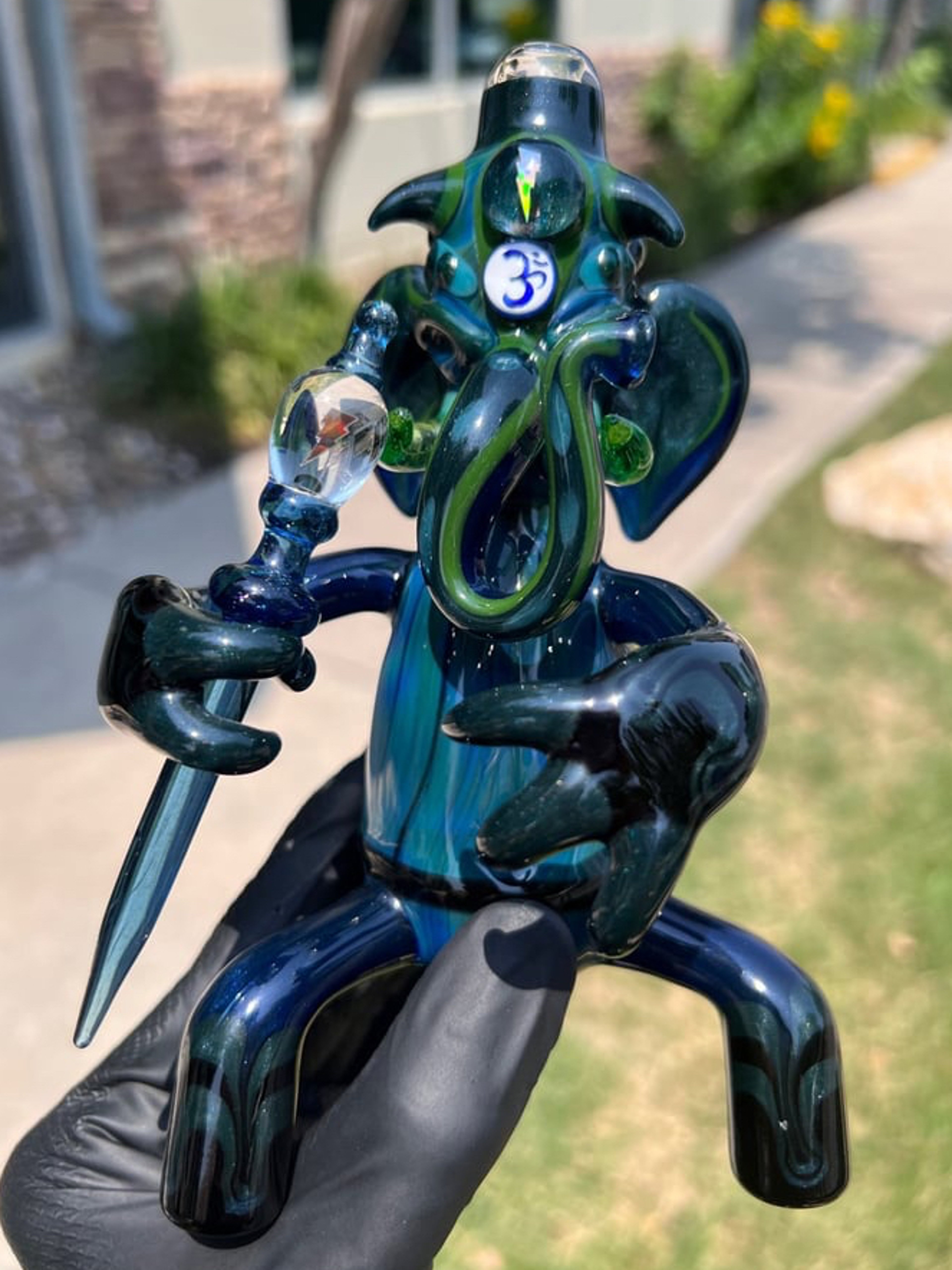 Preview pic of Creep glass Ganesh warrior