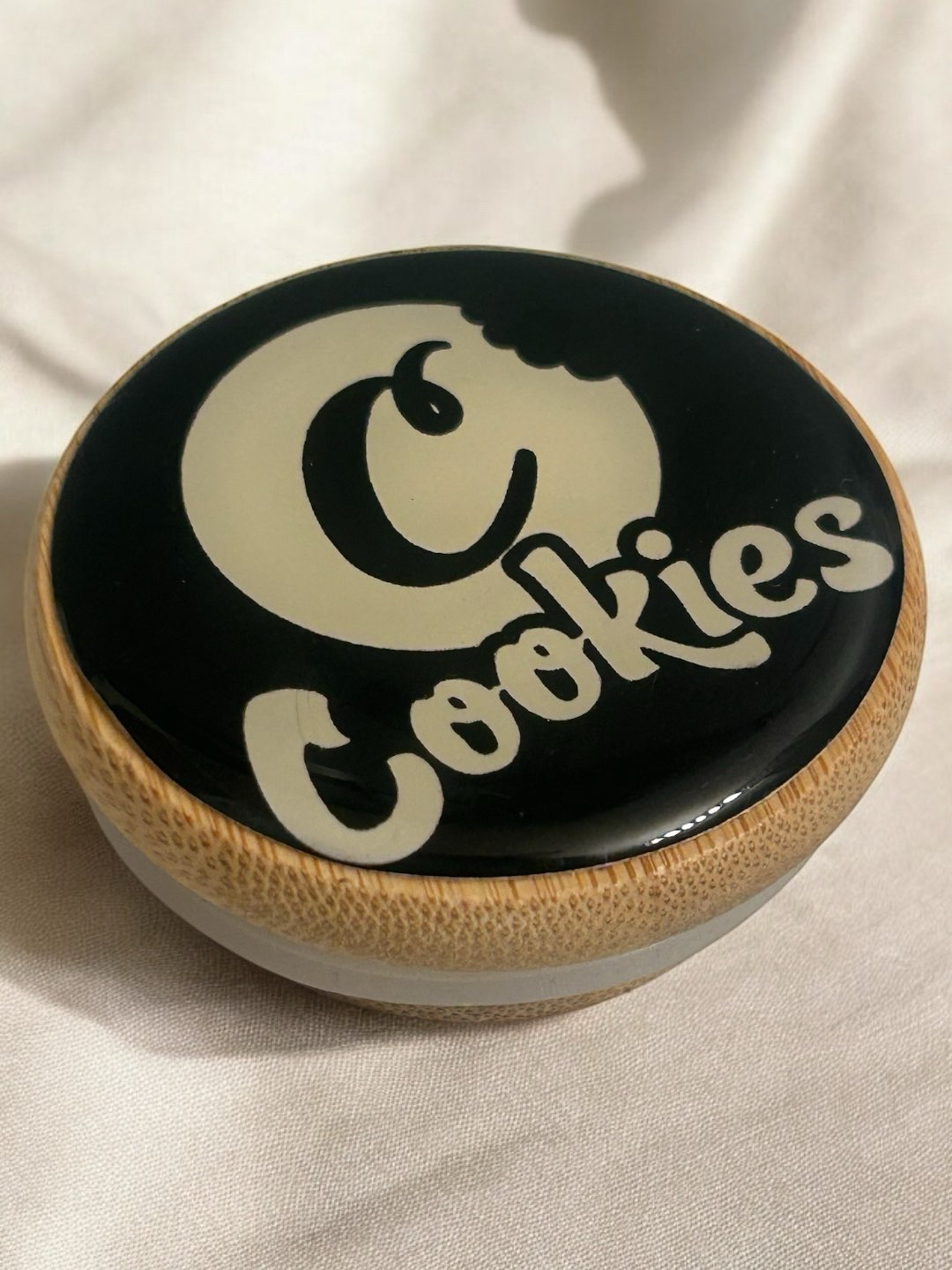 Small Bamboo Cookies Design Air Tight Lid for Glass Jar image 0