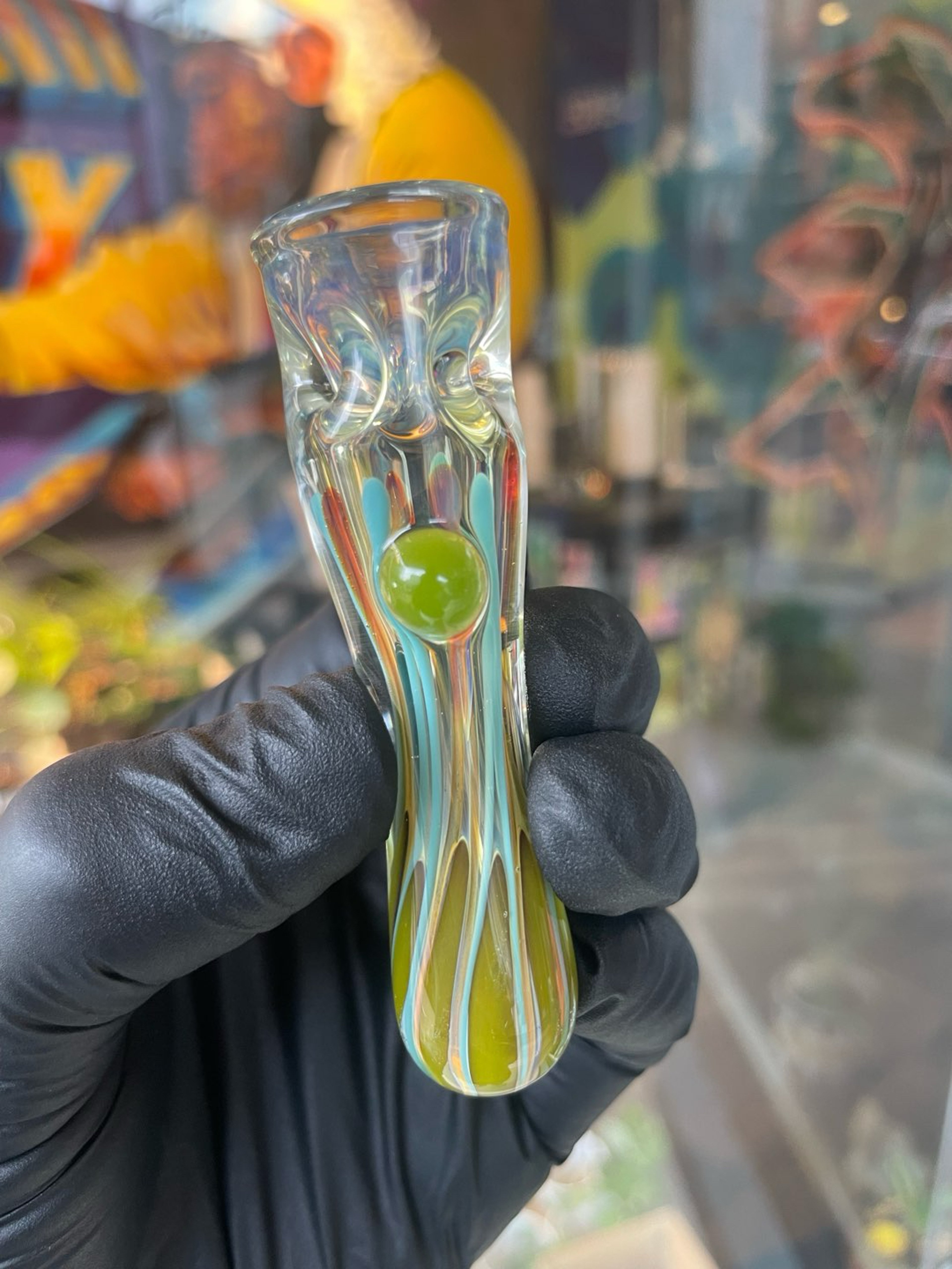 Preview pic of Green Beauty pinchy chillum
