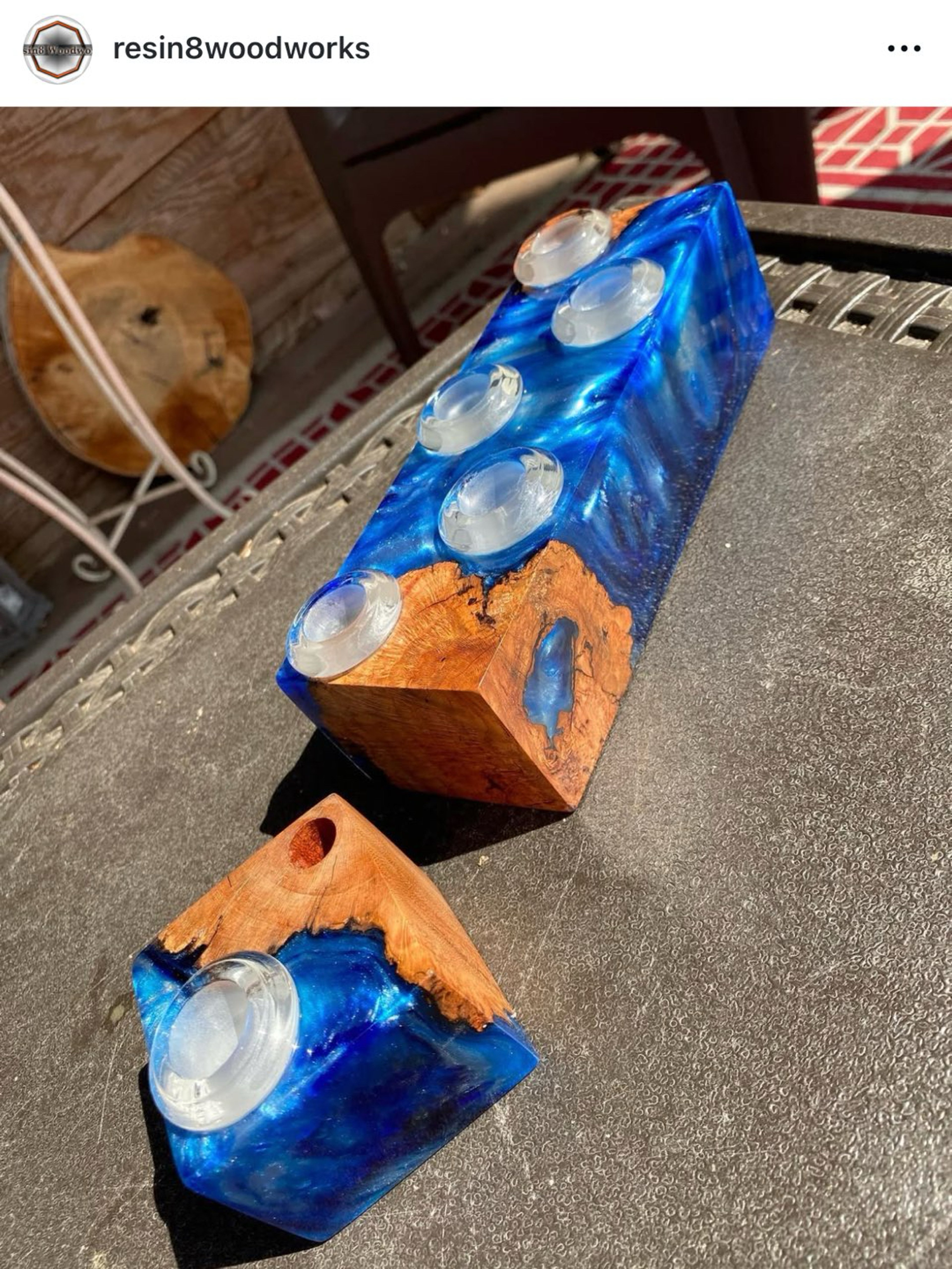 Preview pic of Resin8 woodworks 18mm slide holder set