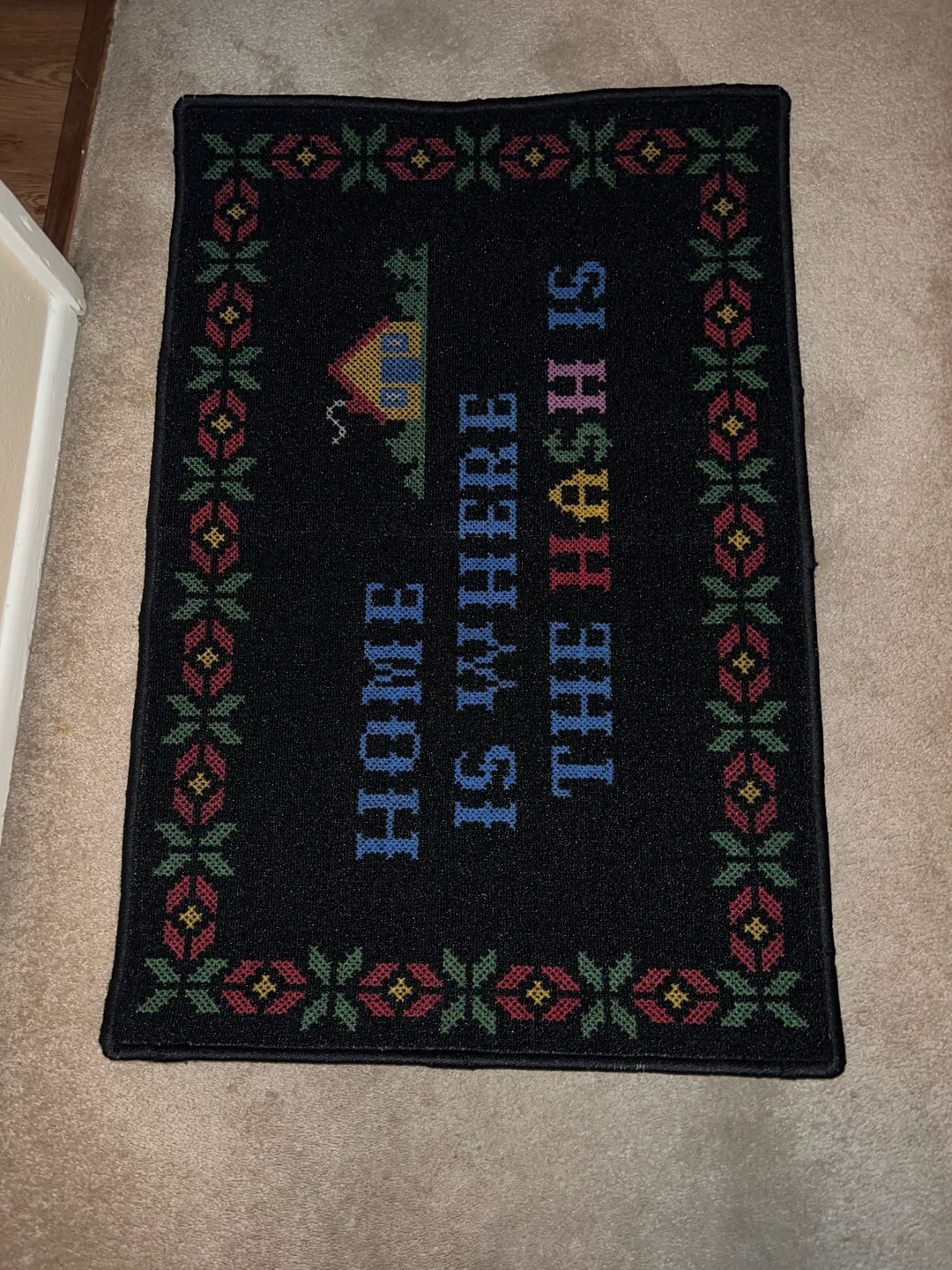 Preview pic of Gz1 “Home is where the hash is” rug for sale