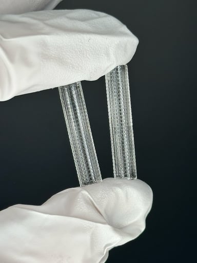 Preview pic of Medium Hollow Gridded Pillar 2 pack