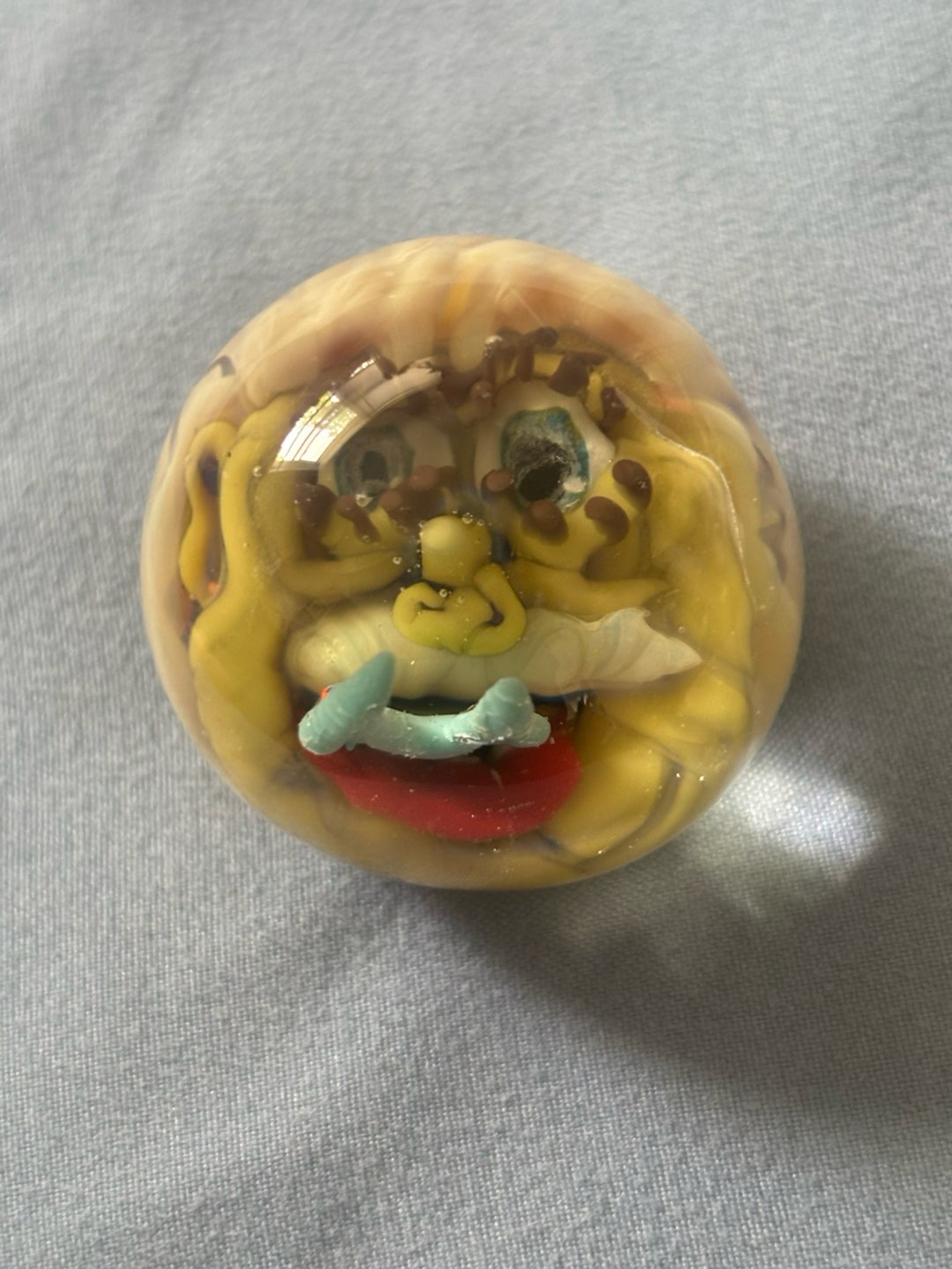 Preview pic of Mustache eyelash compression marble