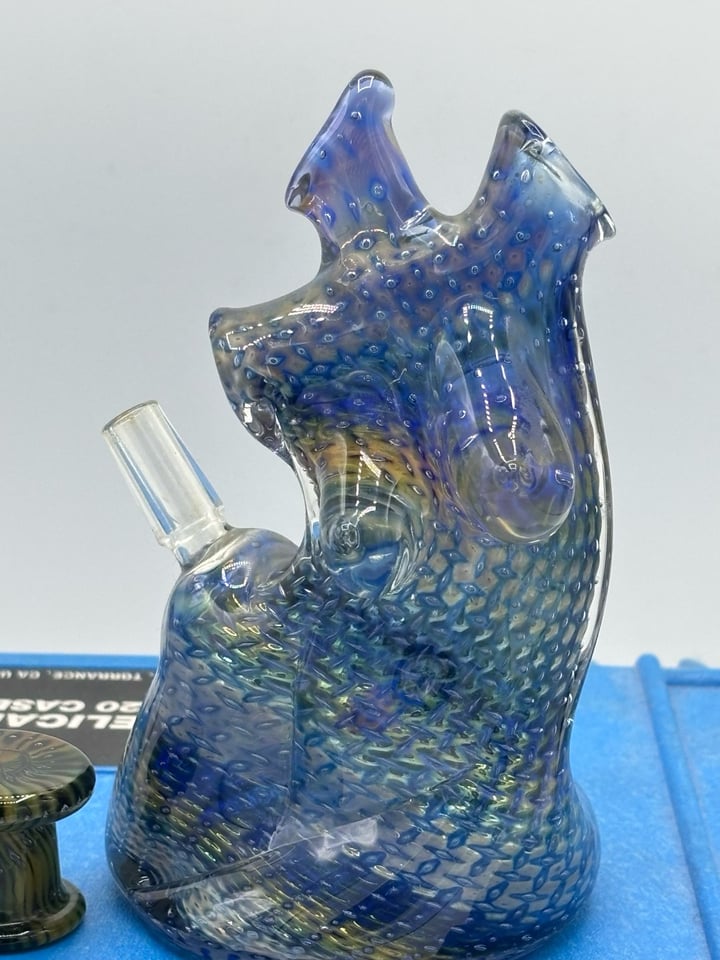 New Sizelove Heady Glass Female Form Rig w/ Cap & Case | GlassPass