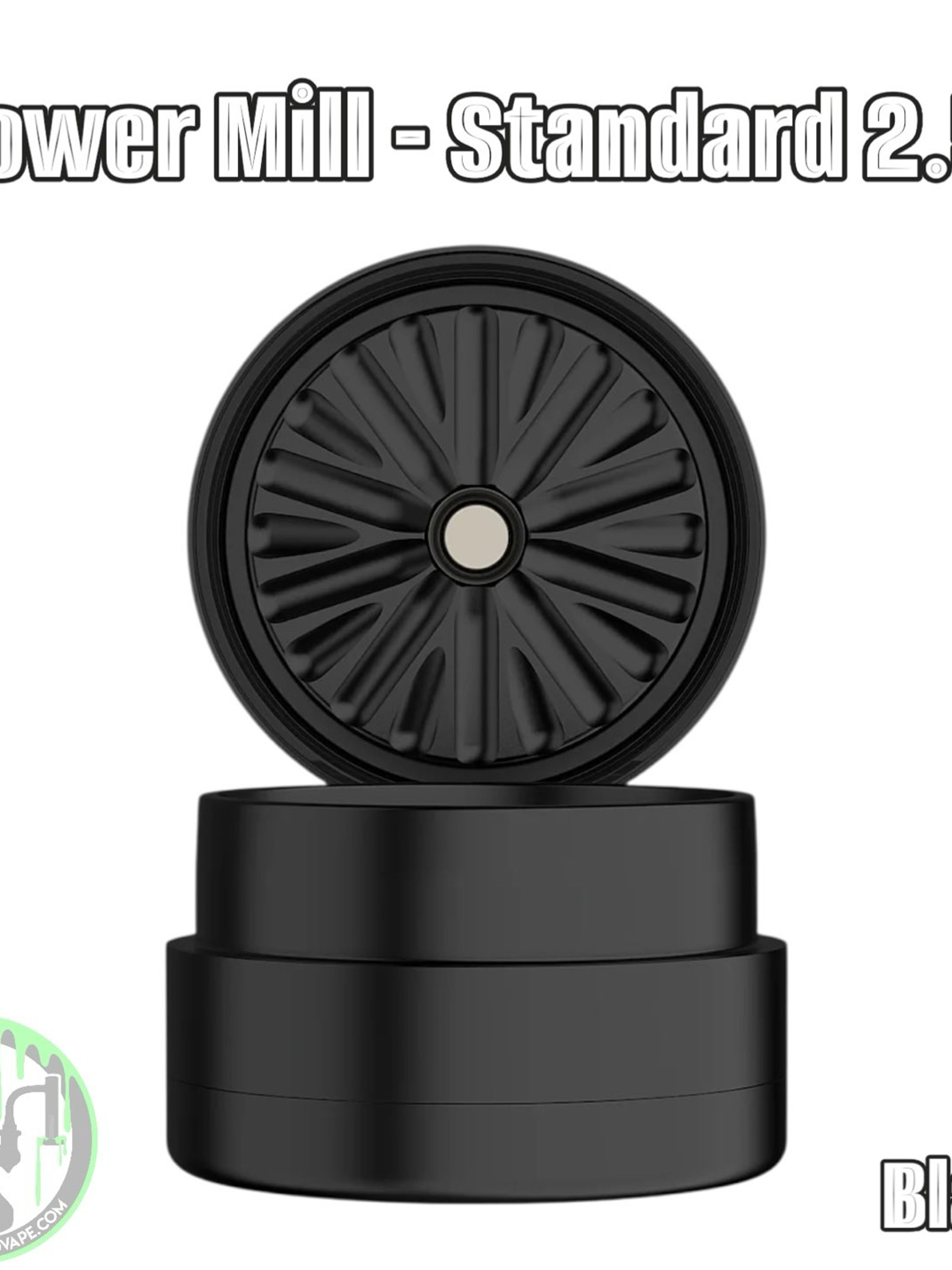 Preview pic of Flower Mill - Next Gen Standard 2.5” - Black