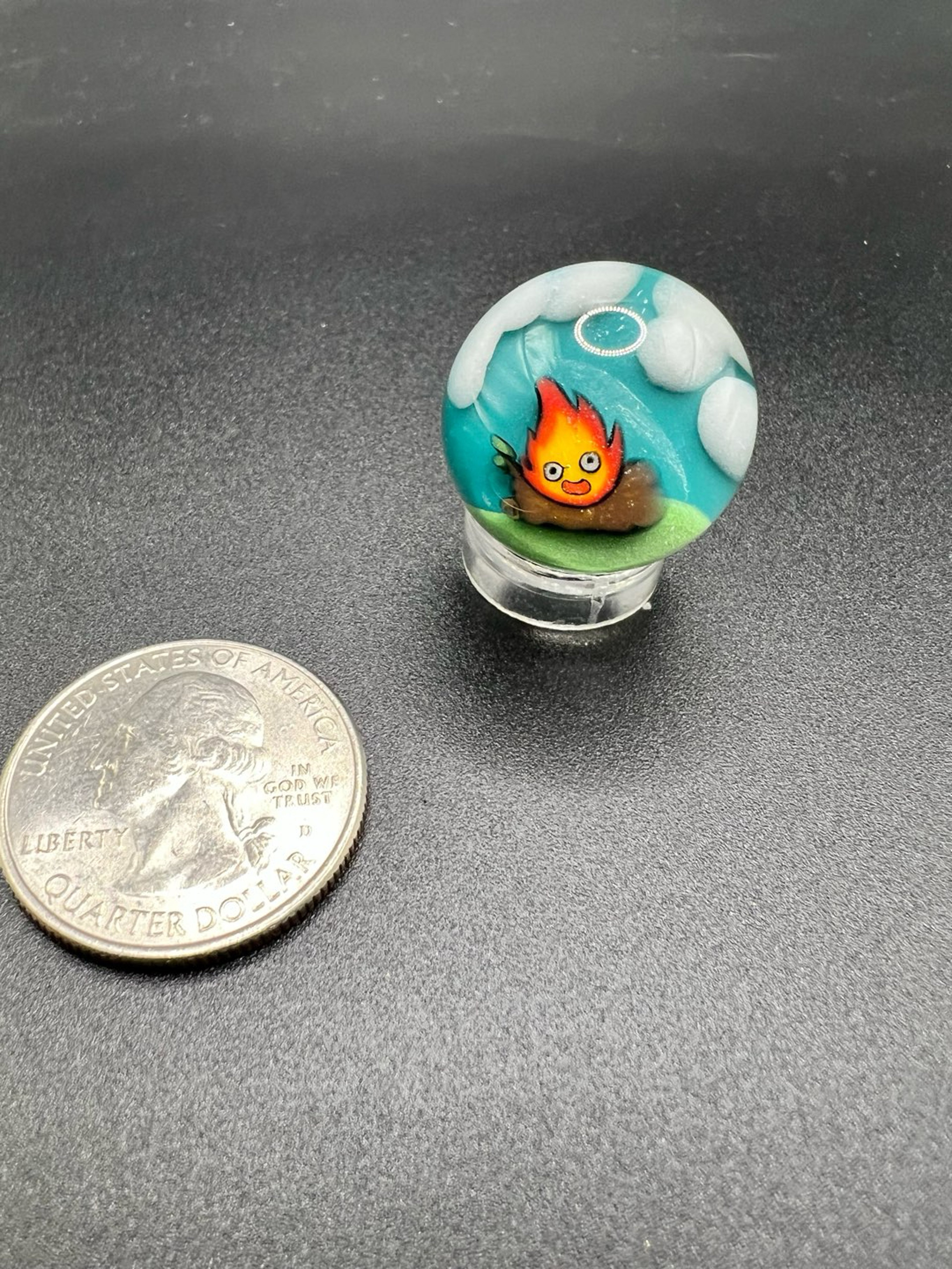 Preview pic of Calcifer Glass Marble