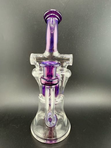 Preview pic of Domer Glass 2025 Royal Jelly Double Recycler 10mm
