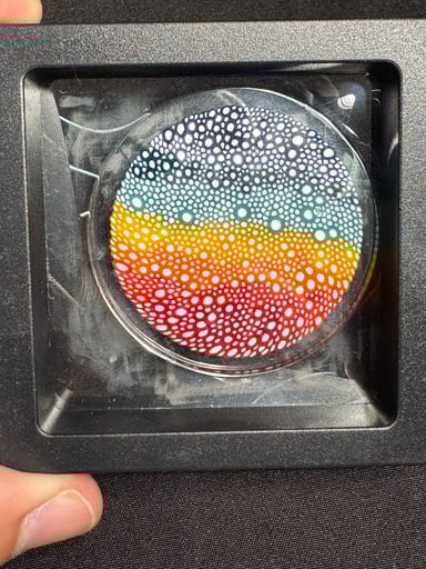 Preview pic of Dosa glass rainbow slice Millie