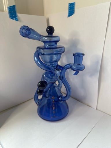 Preview pic of Alpha 9” 4-Arm Cone Shapped Recycler w/ Inline Dome Perc