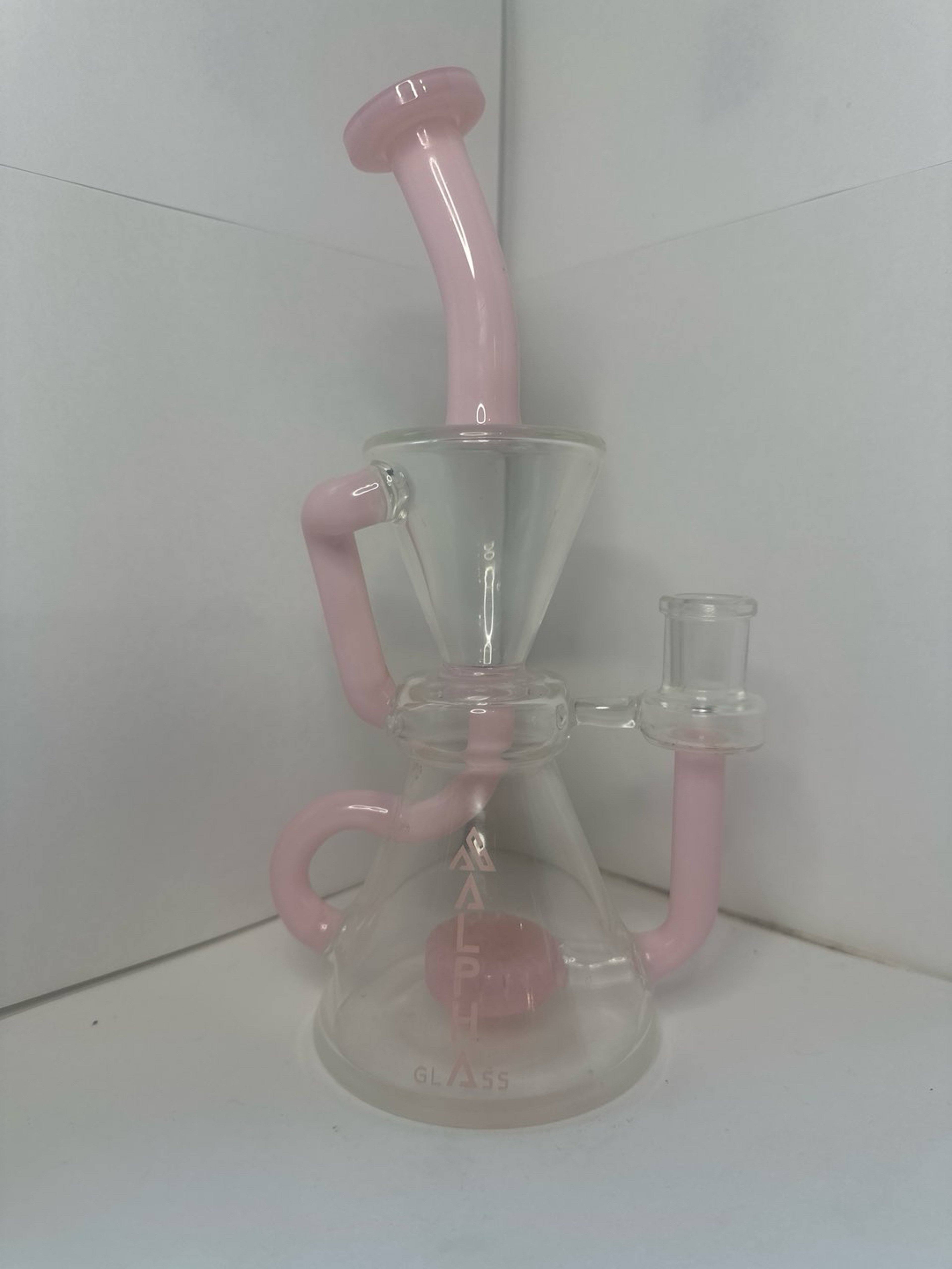 Preview pic of 10” Alpha Color Tubing Outside Recycler w/ Showerhead Perc
