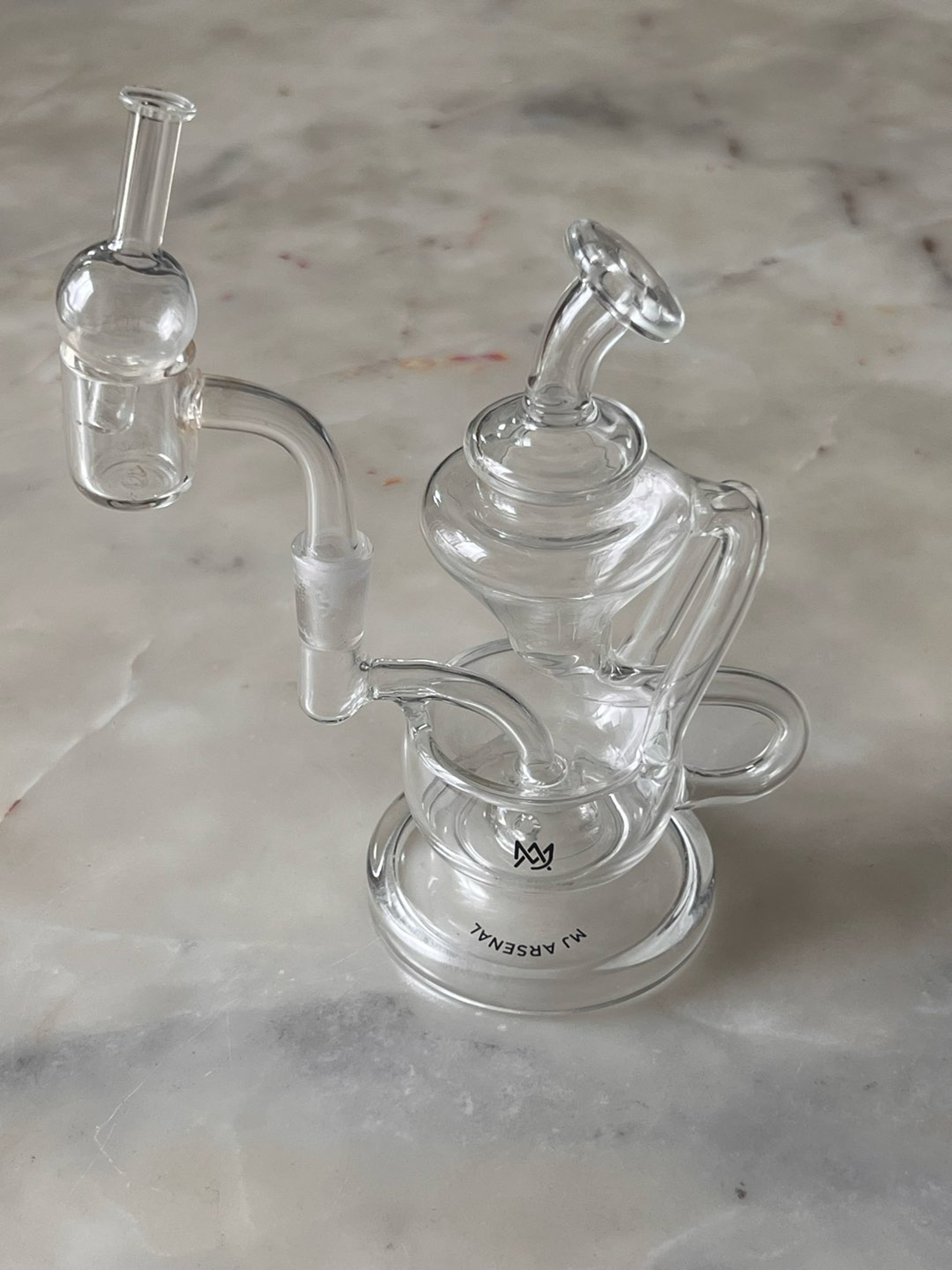 Preview pic of MJ Arsenal “Claude” Double Recyler w/ Bubble Cap & Banger