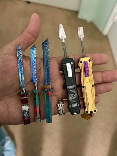 Preview pic of Heady Dab Tools, Hardwood Katana, Odachi Dabber, etc…