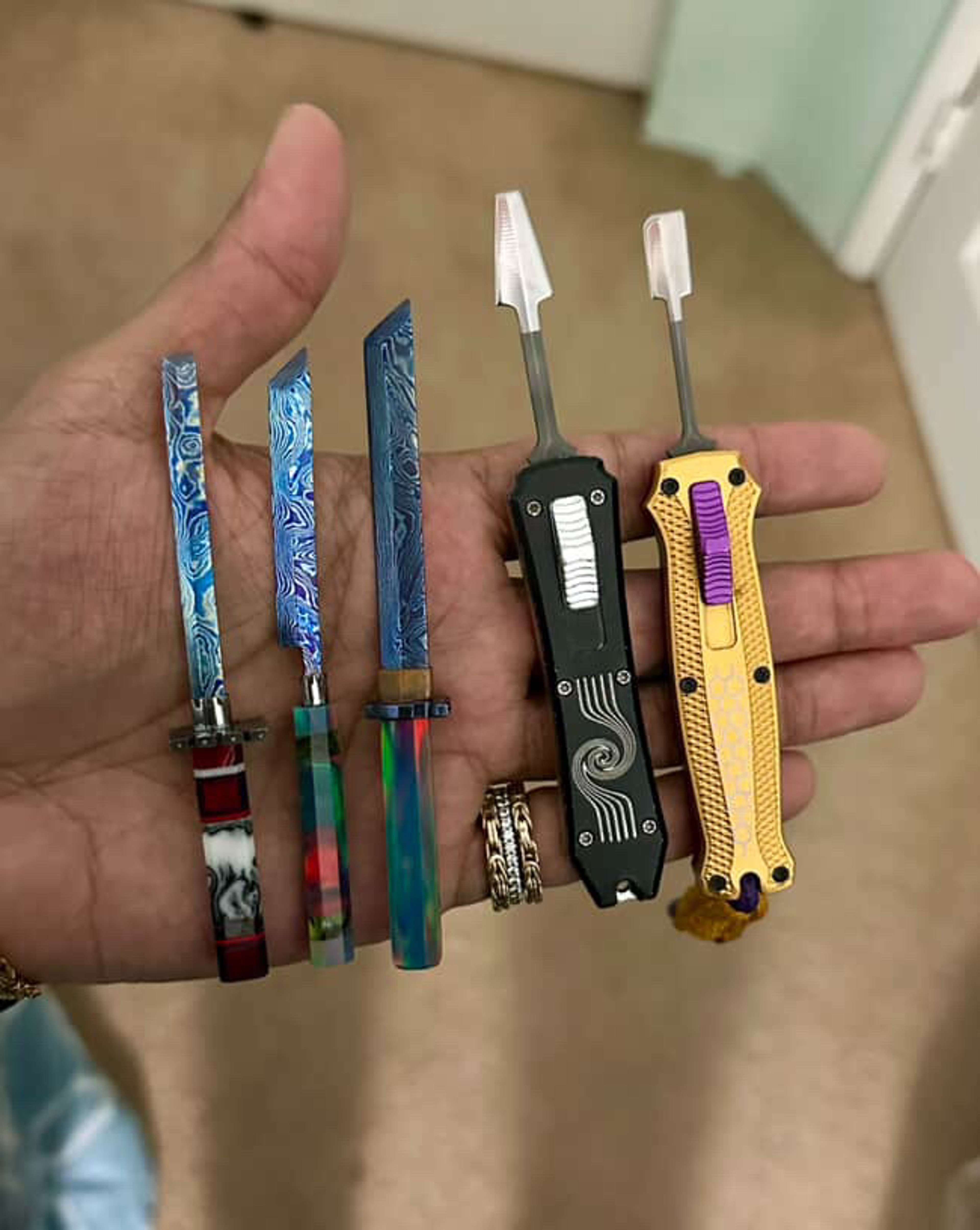 Preview pic of Heady Dab Tools, Hardwood Katana, Odachi Dabber, etc…