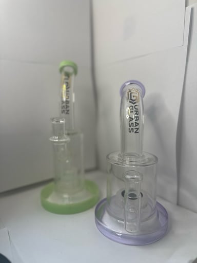 Preview pic of 8.5” & 6.5” Urban Glass Matrix Perc Banger Hangers