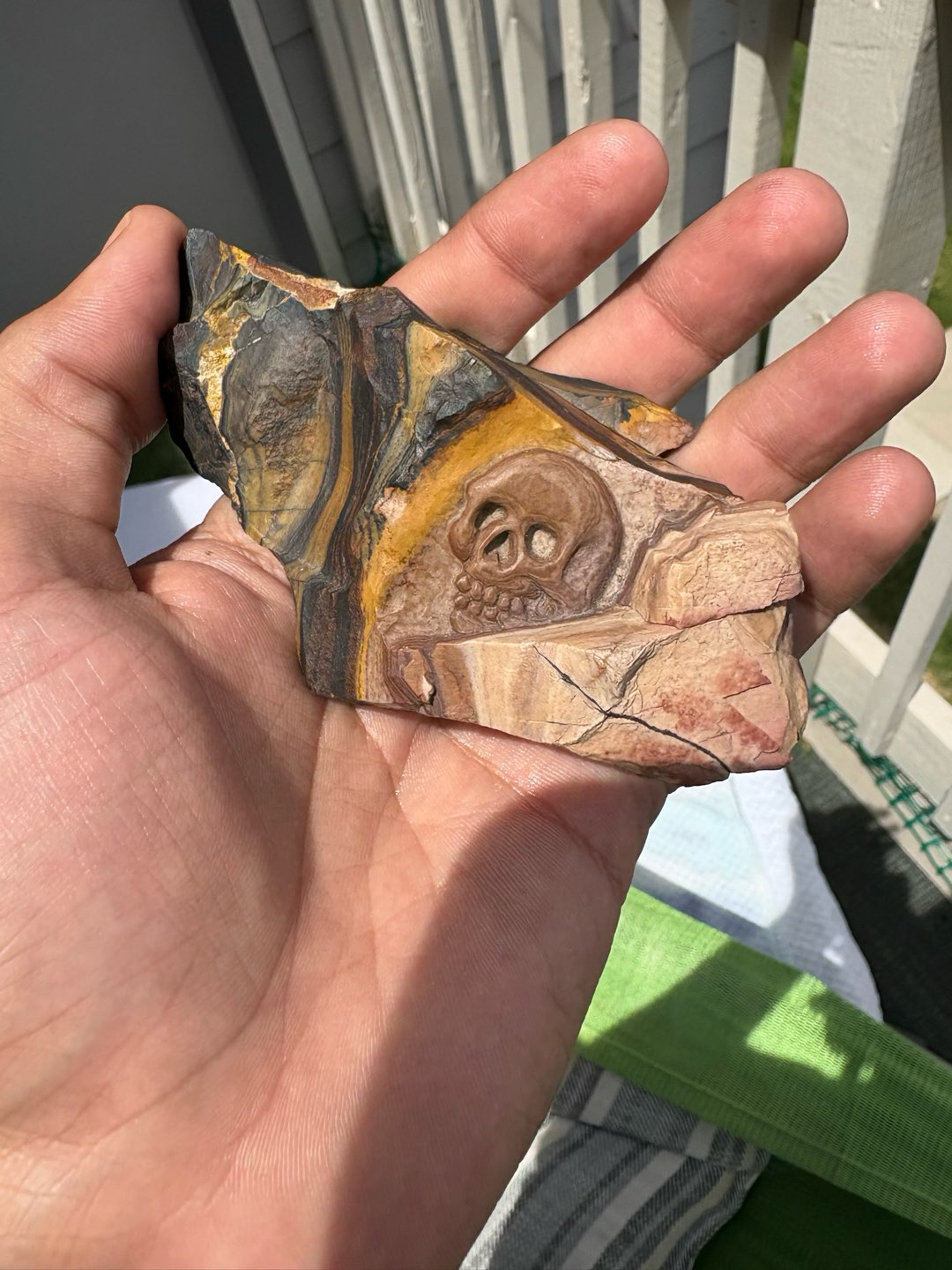 Preview pic of Rye Glass Carved Rock