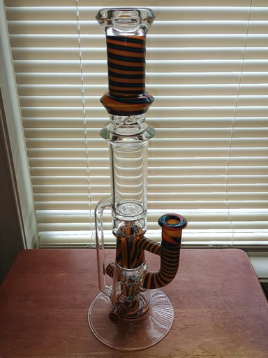 Preview pic of 18 inch VIRFR Symbiartic fully worked rig 18mm w/ 2 UFO slides