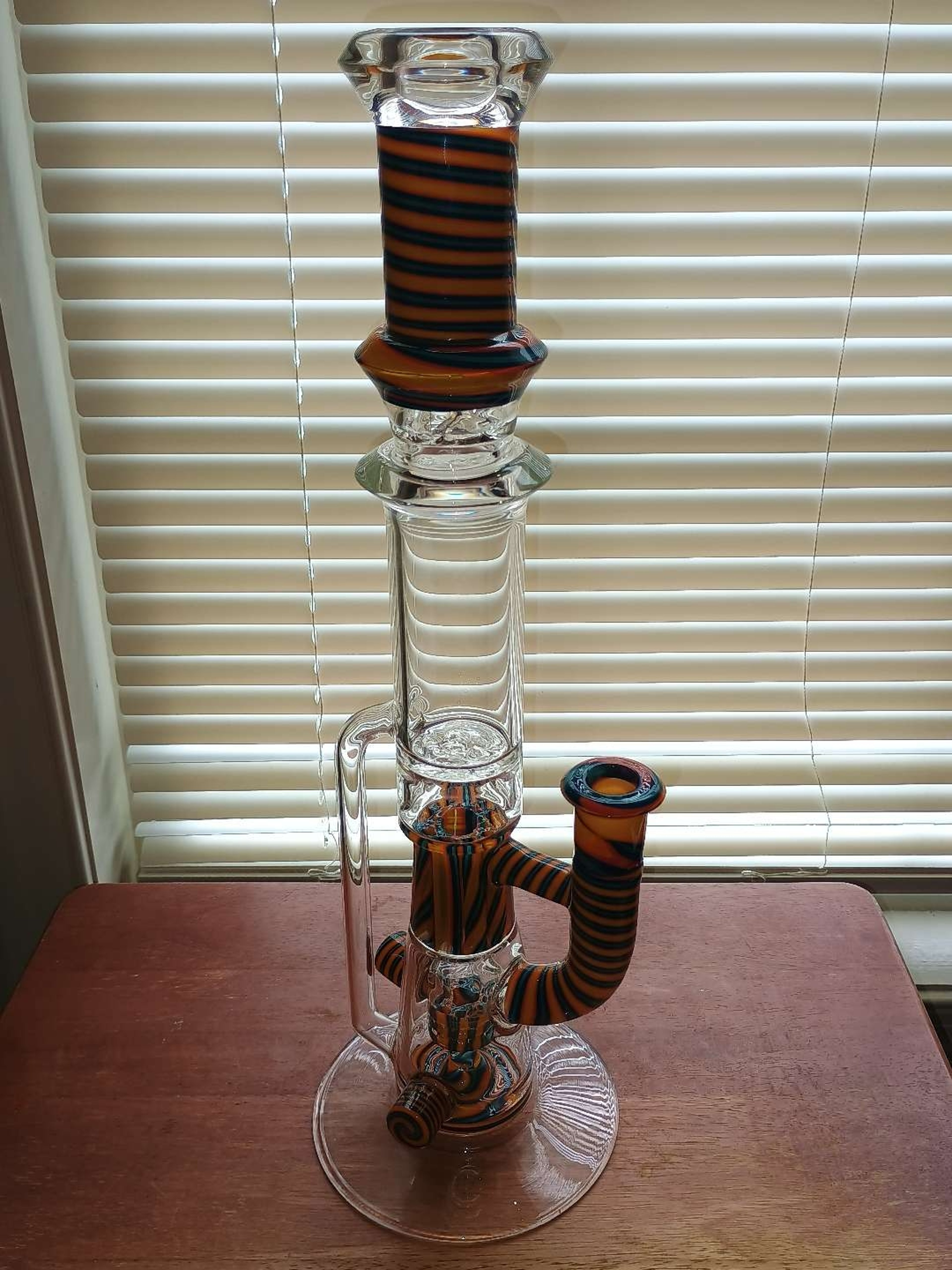 Preview pic of 18 inch VIRFR Symbiartic fully worked rig 18mm w/ 2 UFO slides