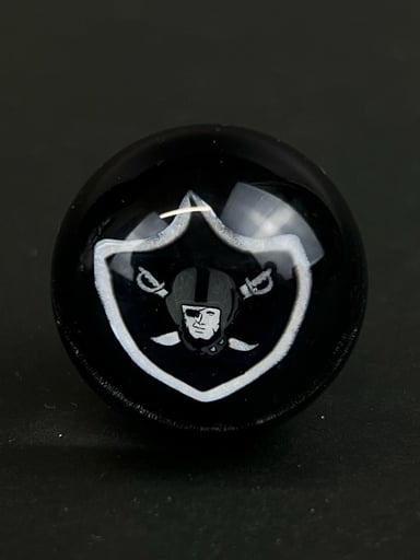 Preview pic of Keys Glass - Raiders Marble Top