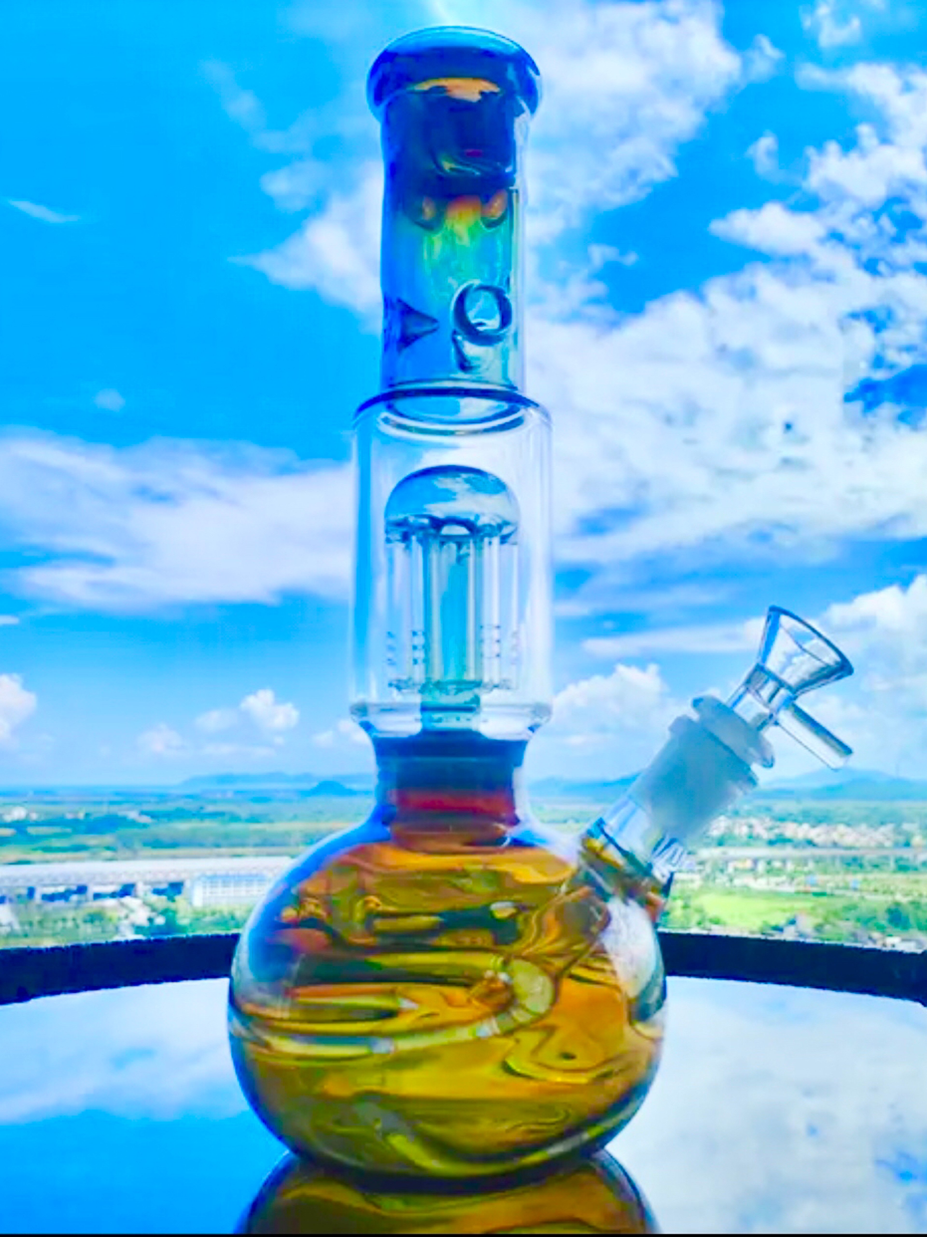 Preview pic of 10.9 Inch Straight Tube Tree Perc