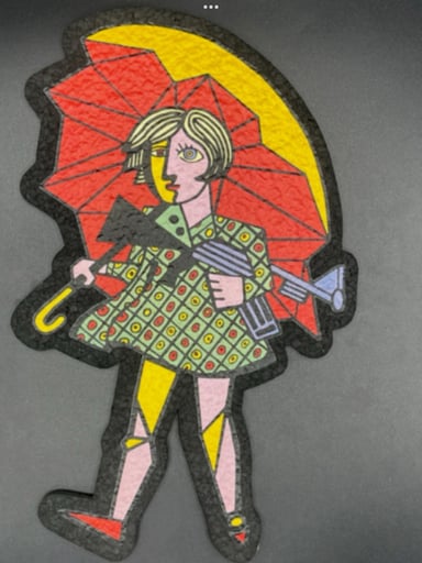 Preview pic of Slinger Picasso Assault Girl Moodmat