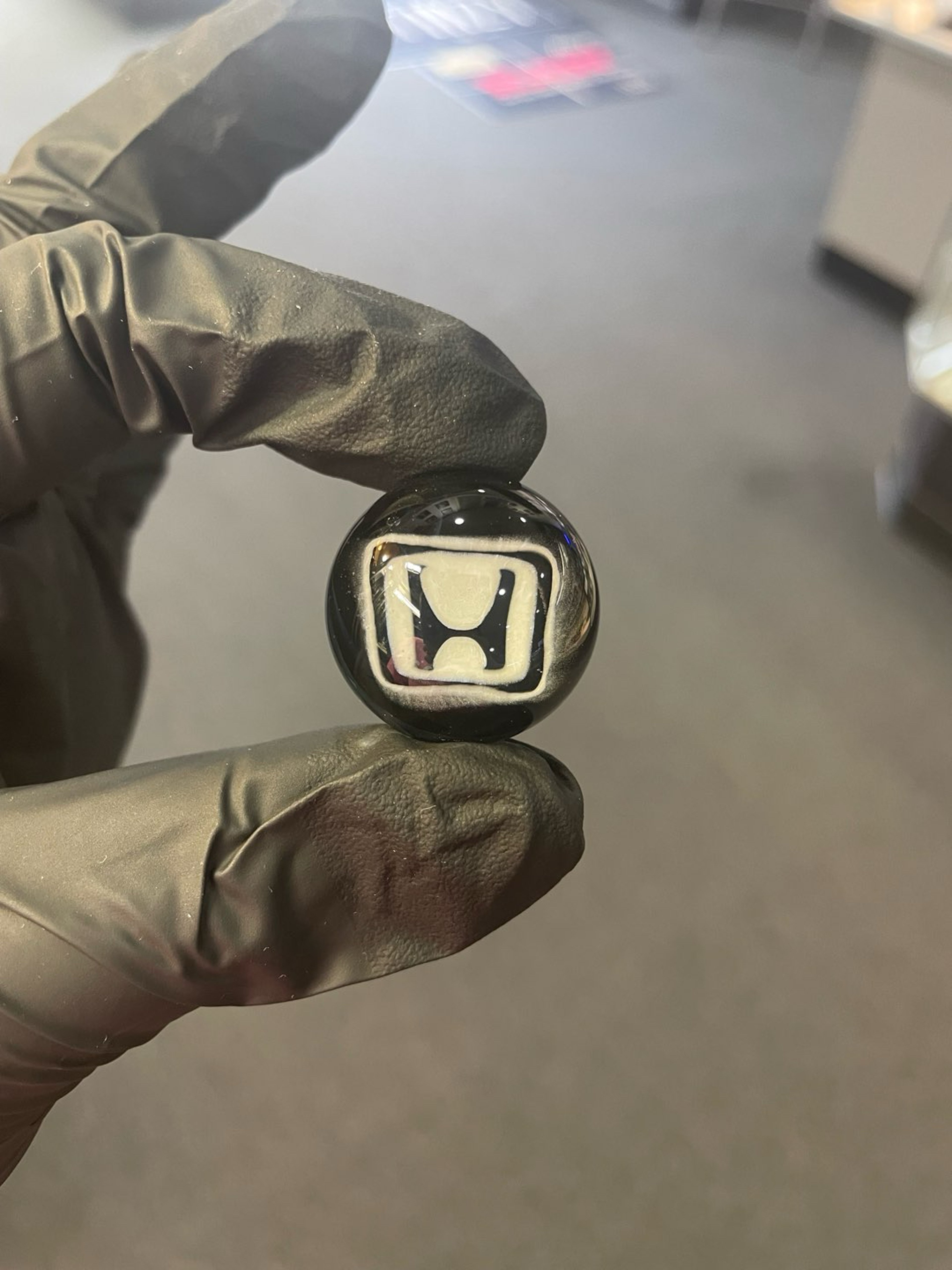 Preview pic of Willstar Glass Honda Marble Black, Red