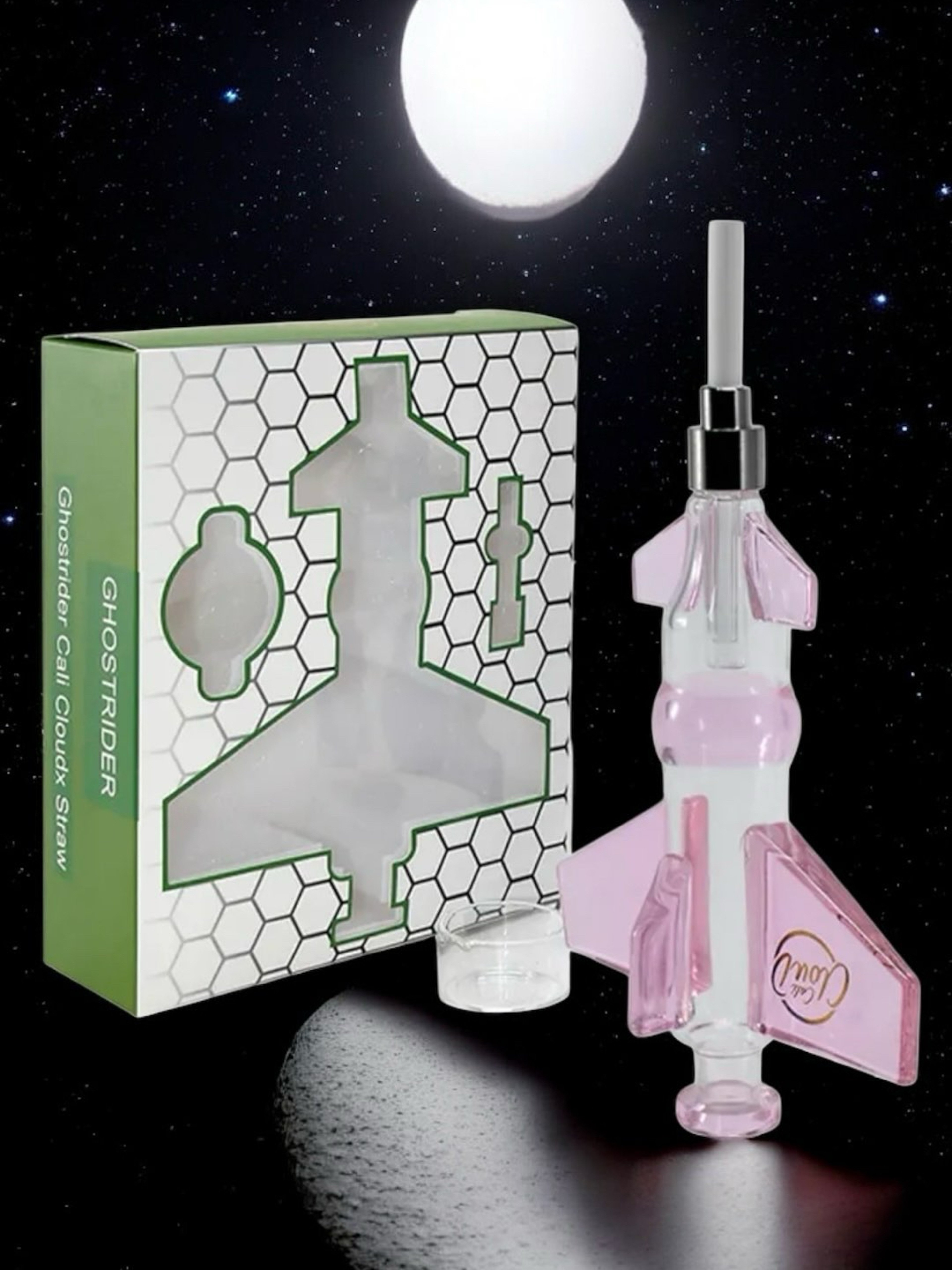 Preview pic of Cali Cloudx Ghostrider ✈️🩷 Straw Nectar Collector NC-51