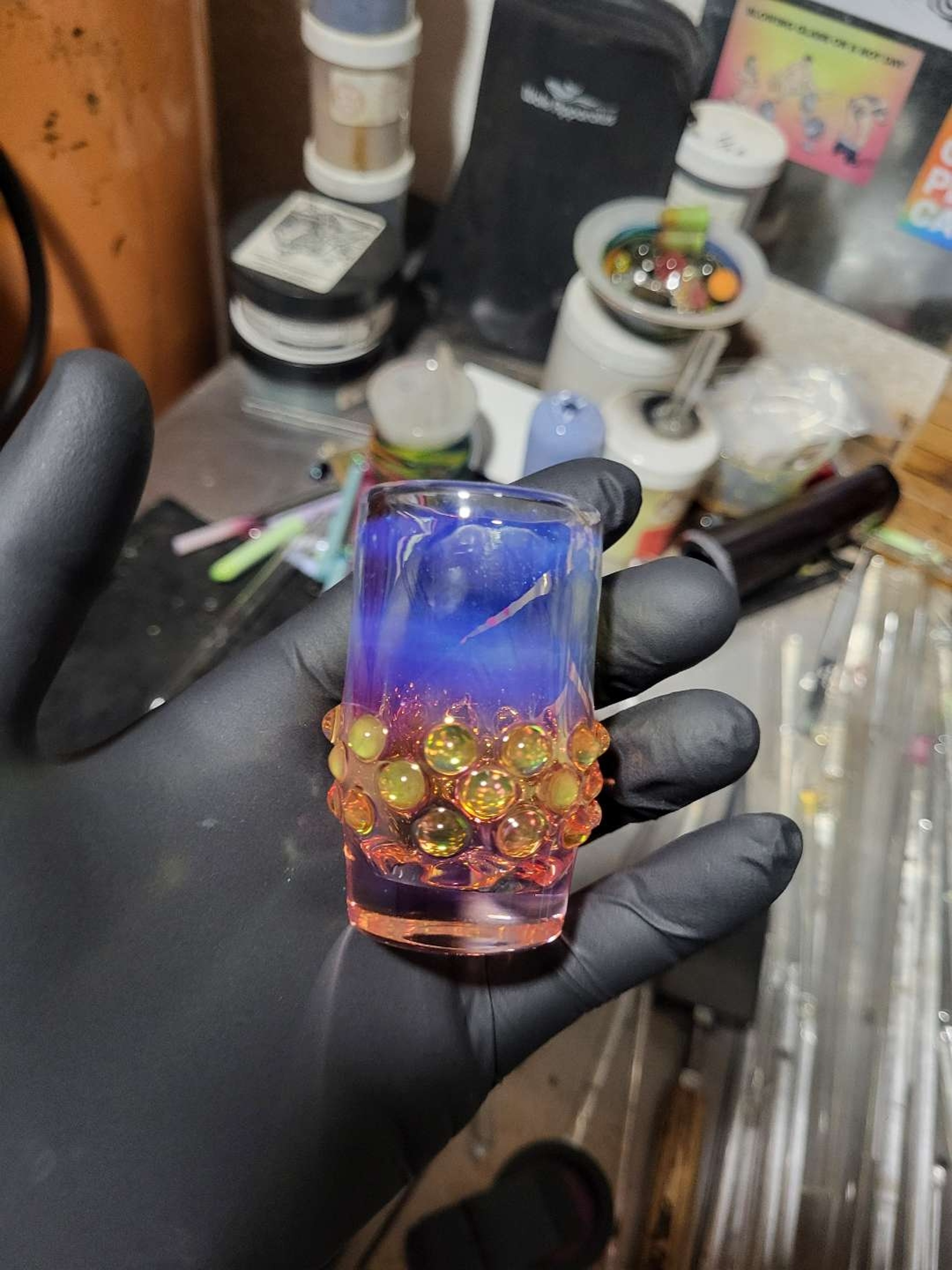 Preview pic of Fumed shot glasses