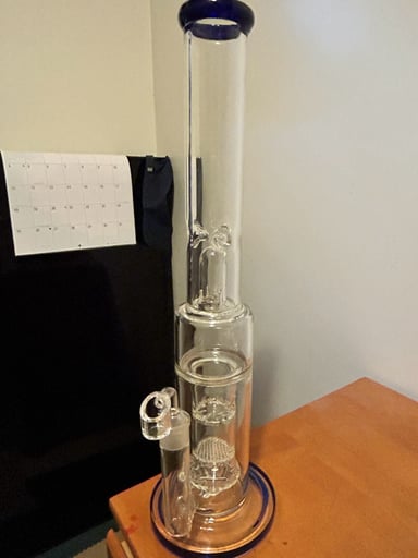 Preview pic of Looking For Offers 17” Stacked 2 Honeycomb/Turbine Bong