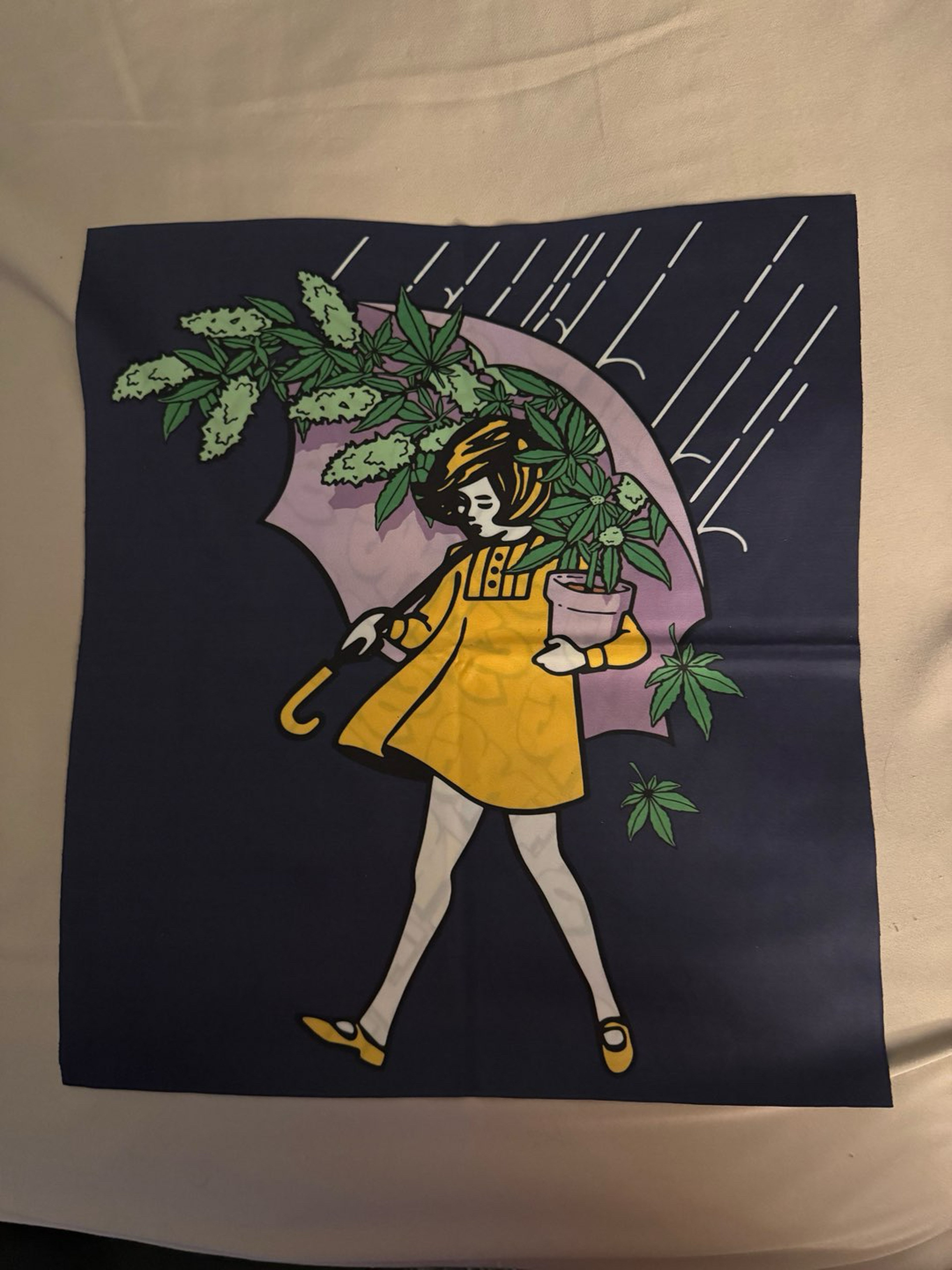 Preview pic of Slinger “hemp grower girl” microfiber towel
