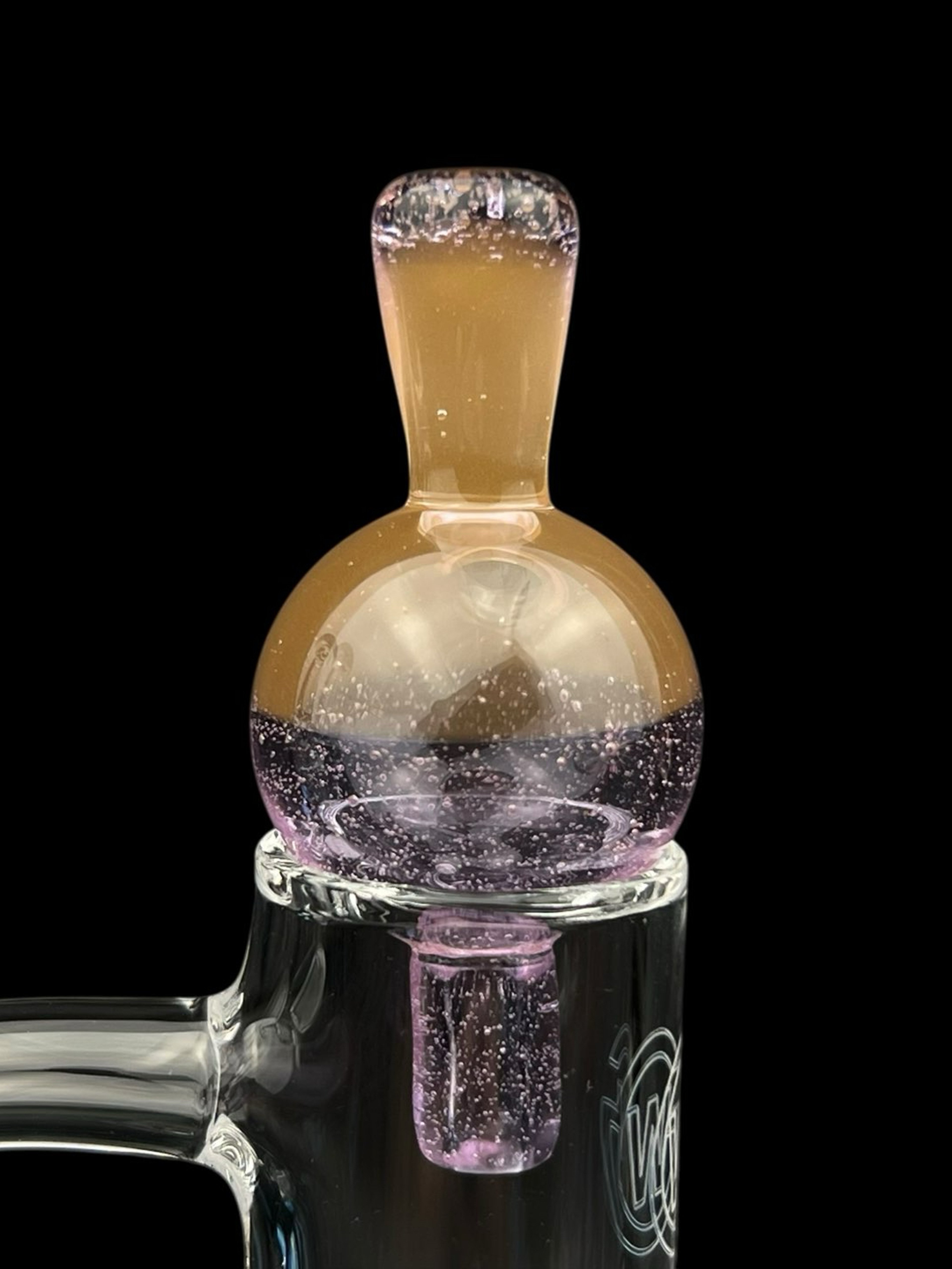Preview pic of 25mm Lilac + Peach Bubble Cap by Dabfigalo