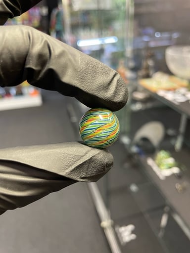 Preview pic of Harold Cooney Marble Blue Rainbow