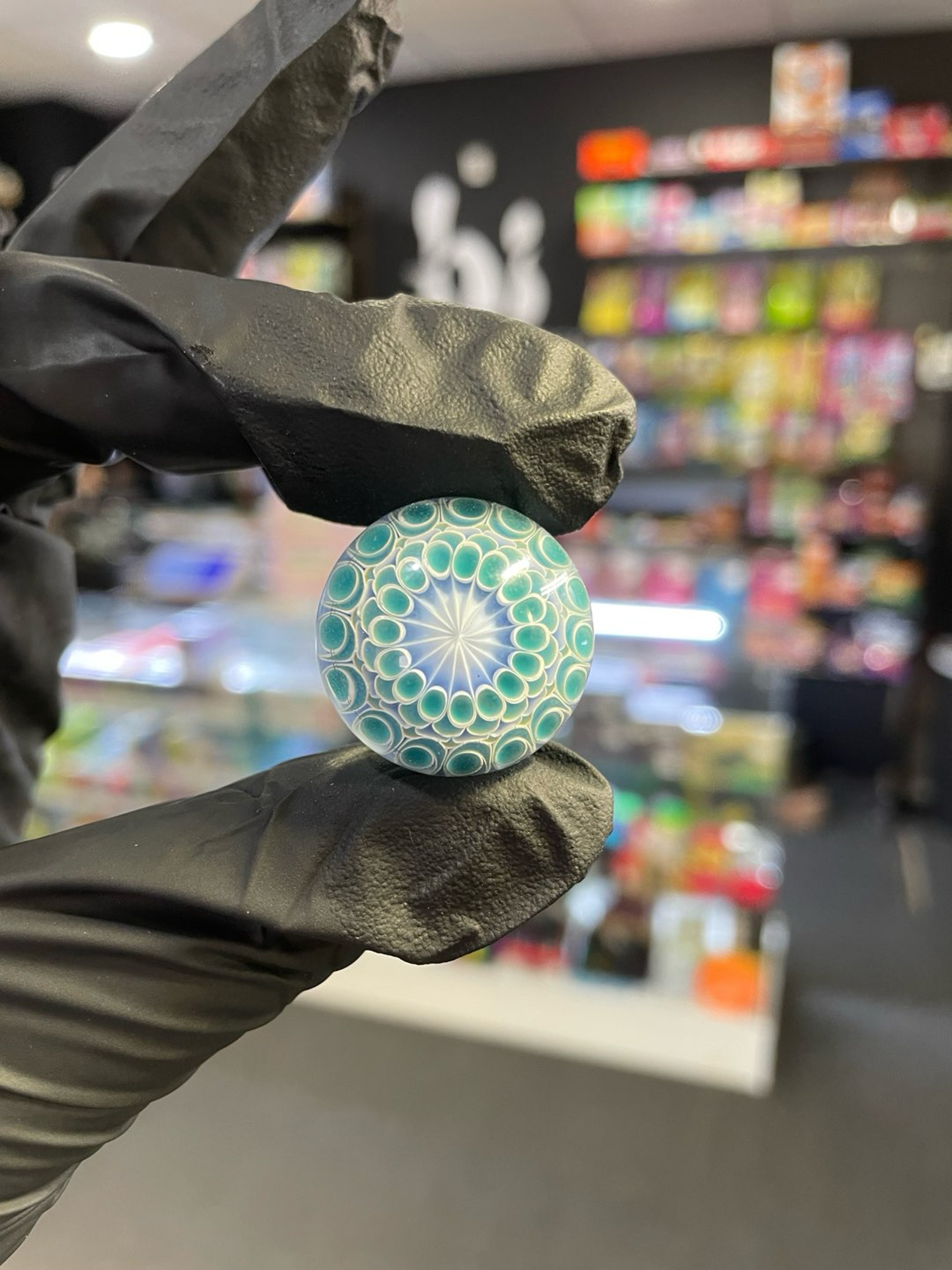 Preview pic of Olour Dot Stack Marble Aqua/Cobalt