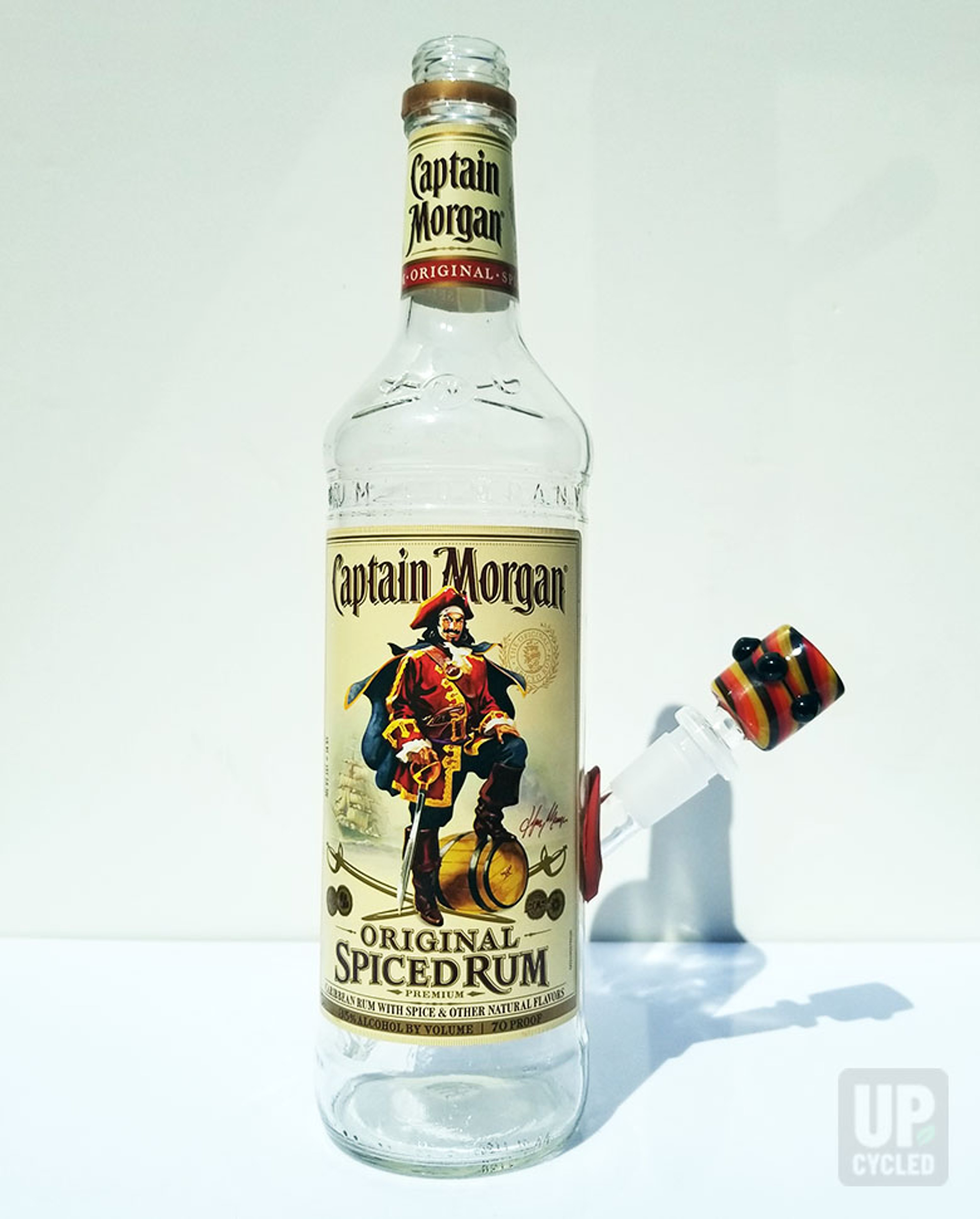 Preview pic of Capt Morgan Bong - Fully Assembled - Dab Compatible