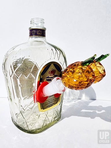 Preview pic of Crown Royal Dbl Barrel Bong - Fully Assembled - Dab Compatible