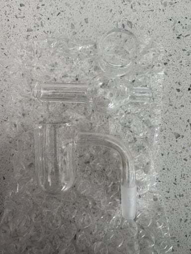 Preview pic of Round Bottom Bear Quartz Banger & Carb Cap with Stand
