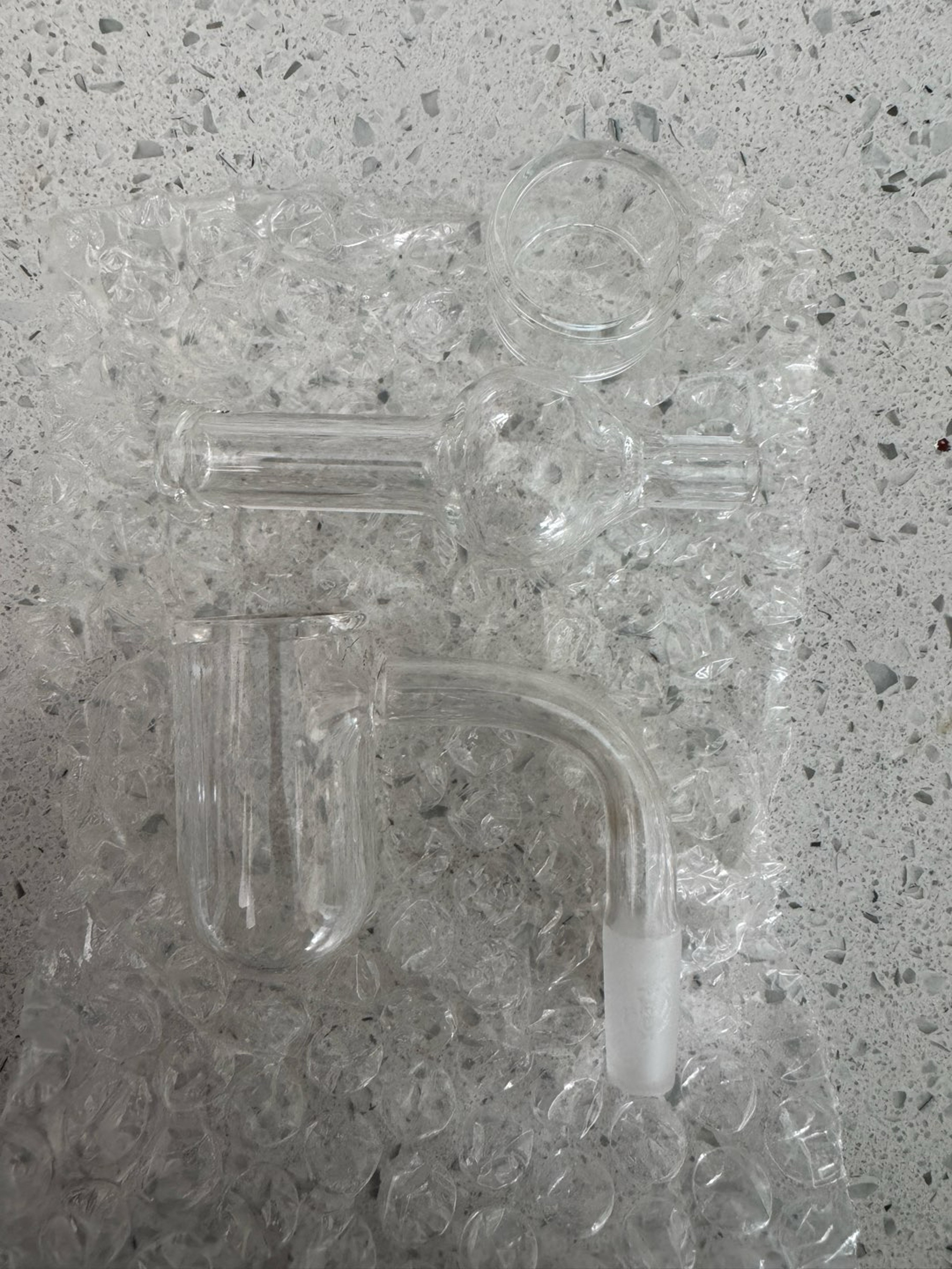 Preview pic of Round Bottom Bear Quartz Banger & Carb Cap with Stand