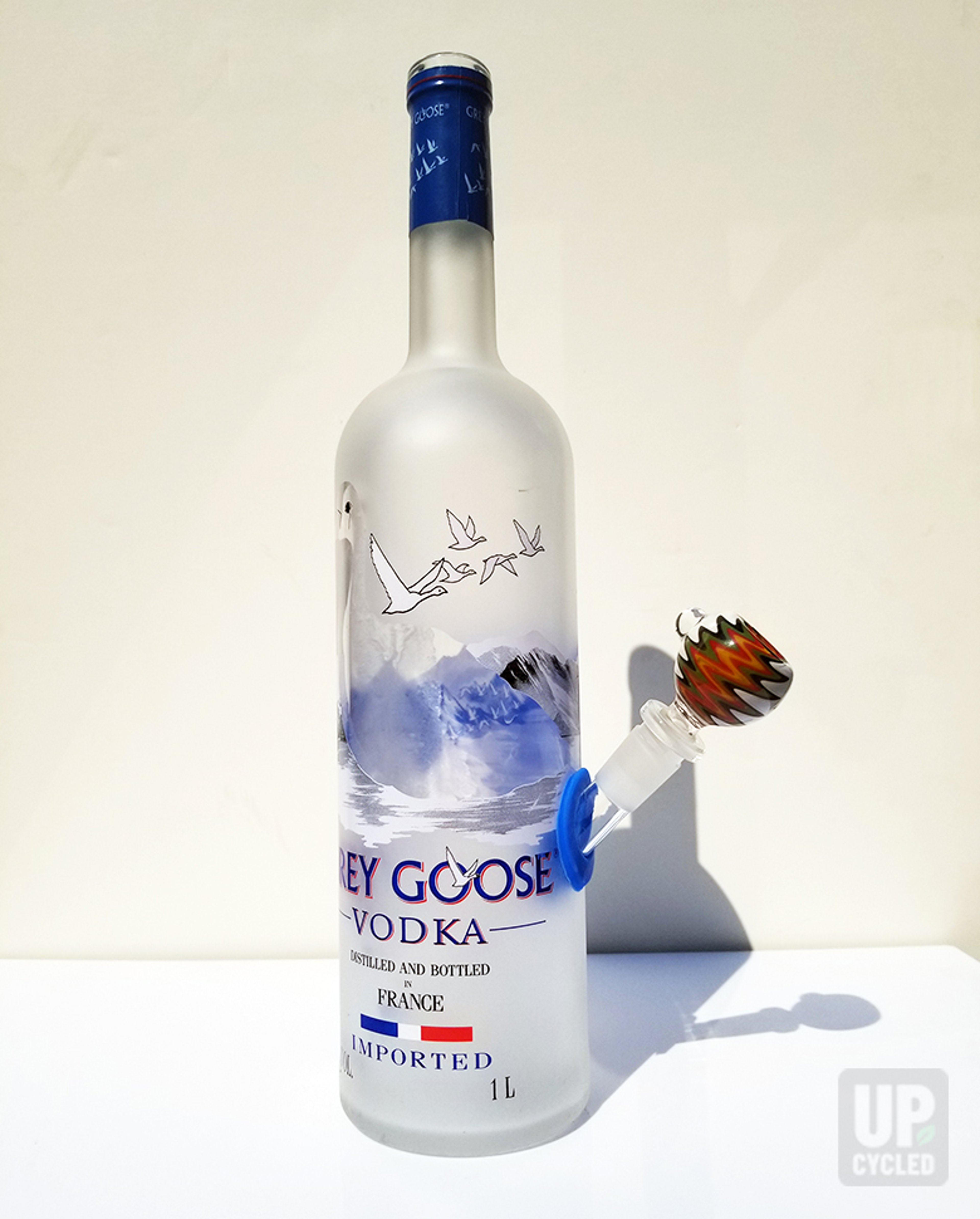 Preview pic of Grey Goose Bong - Fully Assembled - Dab Compatible